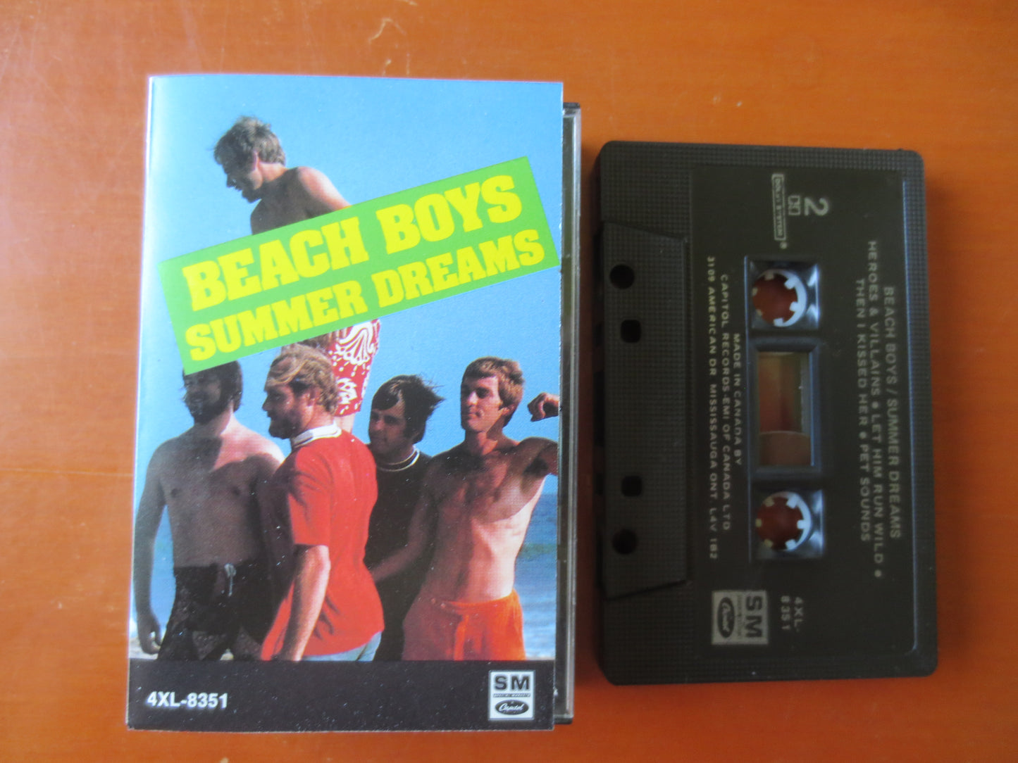 BEACH BOYS, SUMMER Dreams, Beach Boys Tape, Beach Boys Album, Beach Boys Cassette, Tape Cassette, Cassette, Rock Cassette