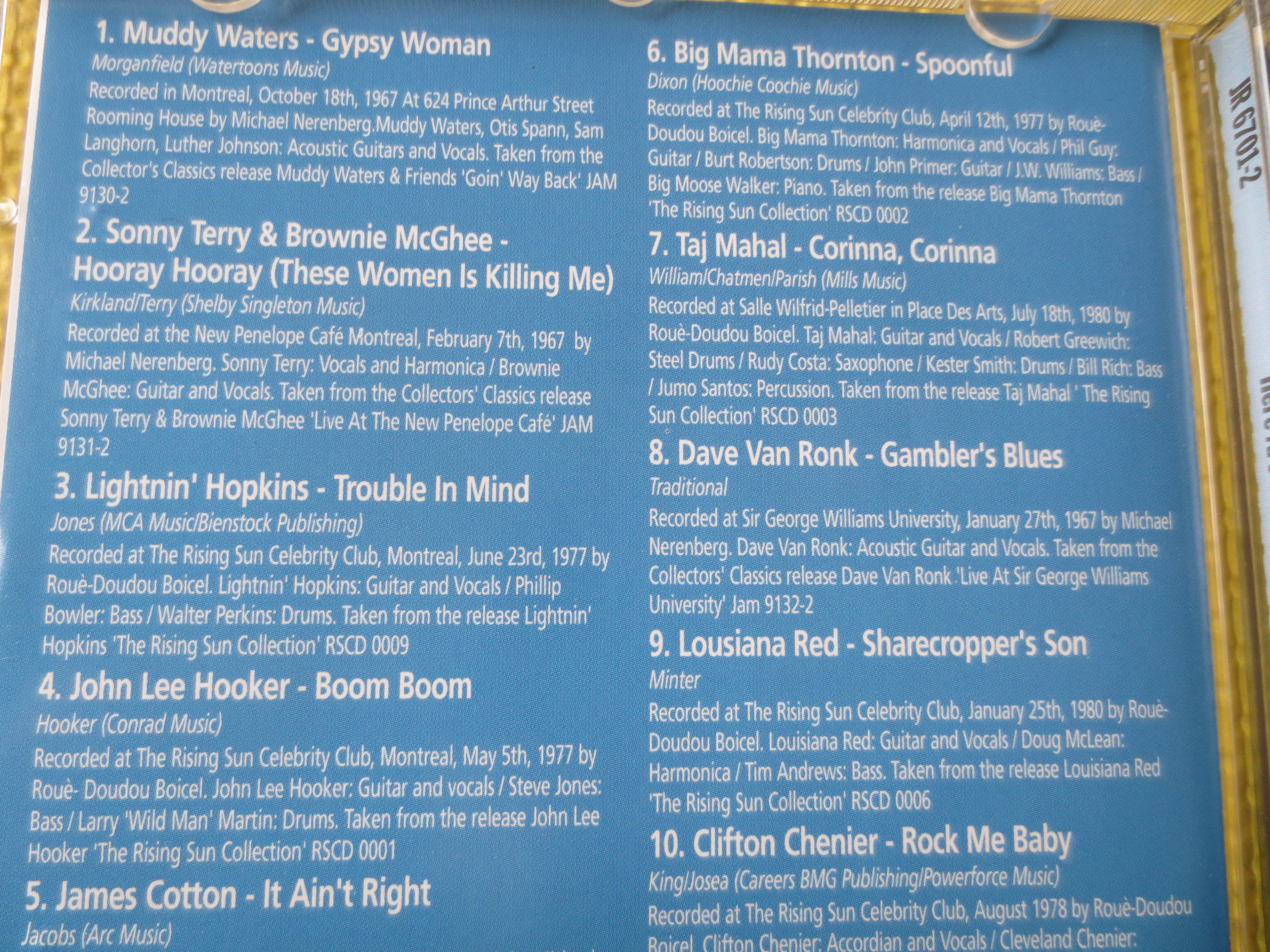 Justin Time – Here Are the Blues (2000) CD