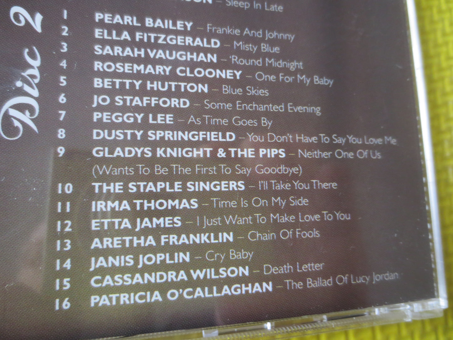 LADY SINGS the Blues Again, Billie Holiday Cd, Janis Joplin Cd, Blues Compact Disc, Cassandra Wilson Cd, Classic Blues Cd, 2005 Compact Discs