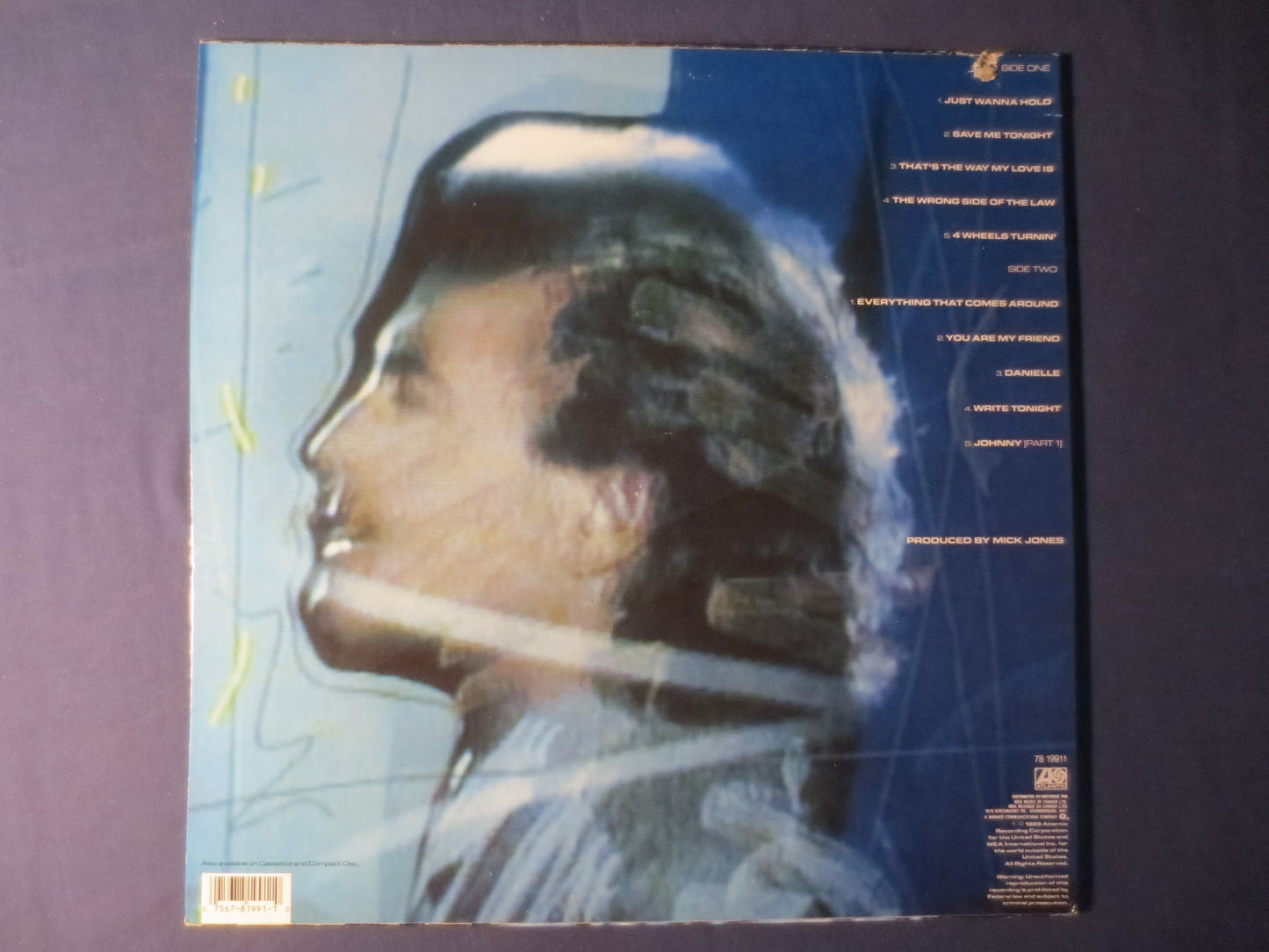 MICK JONES, Debut Record, FOREIGNER Records, Rock Record, Vintage Vinyl, Record Vinyl, Records, Vinyl Records, 1989 Records
