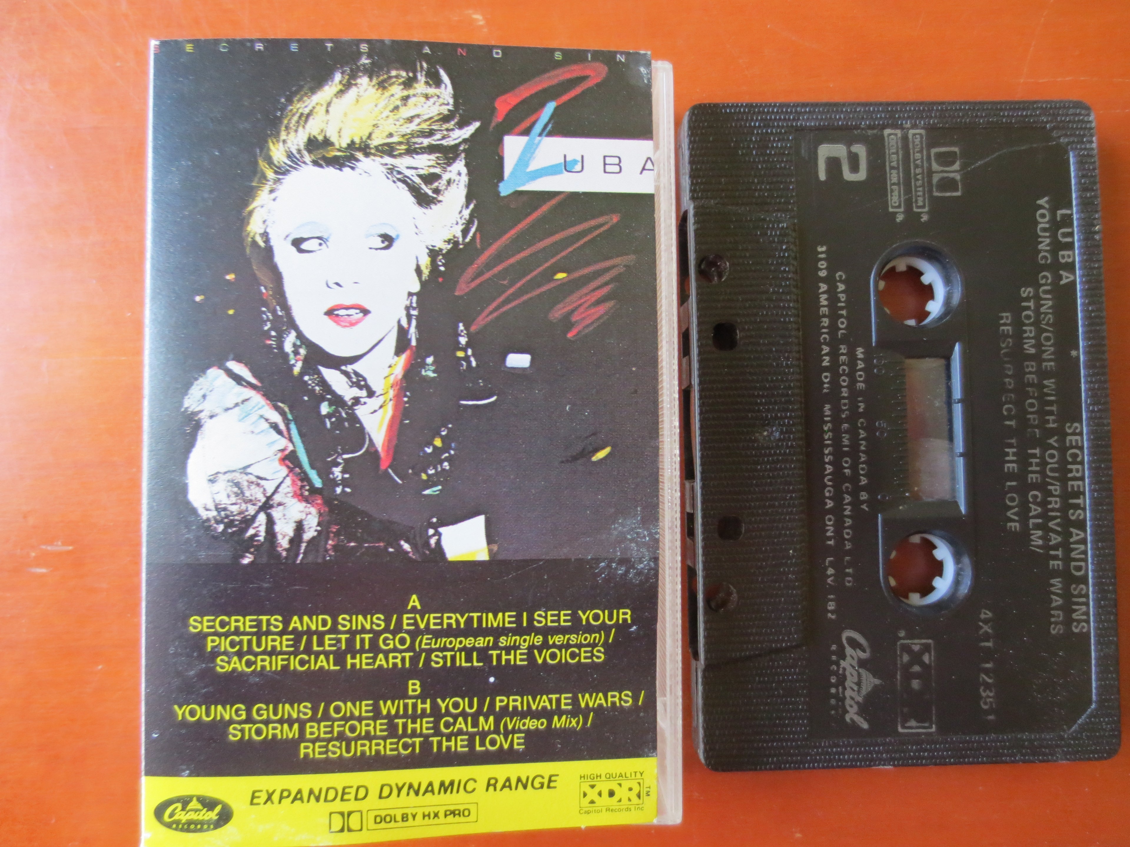 Luba – Secrets and Sins (1984) Cassette