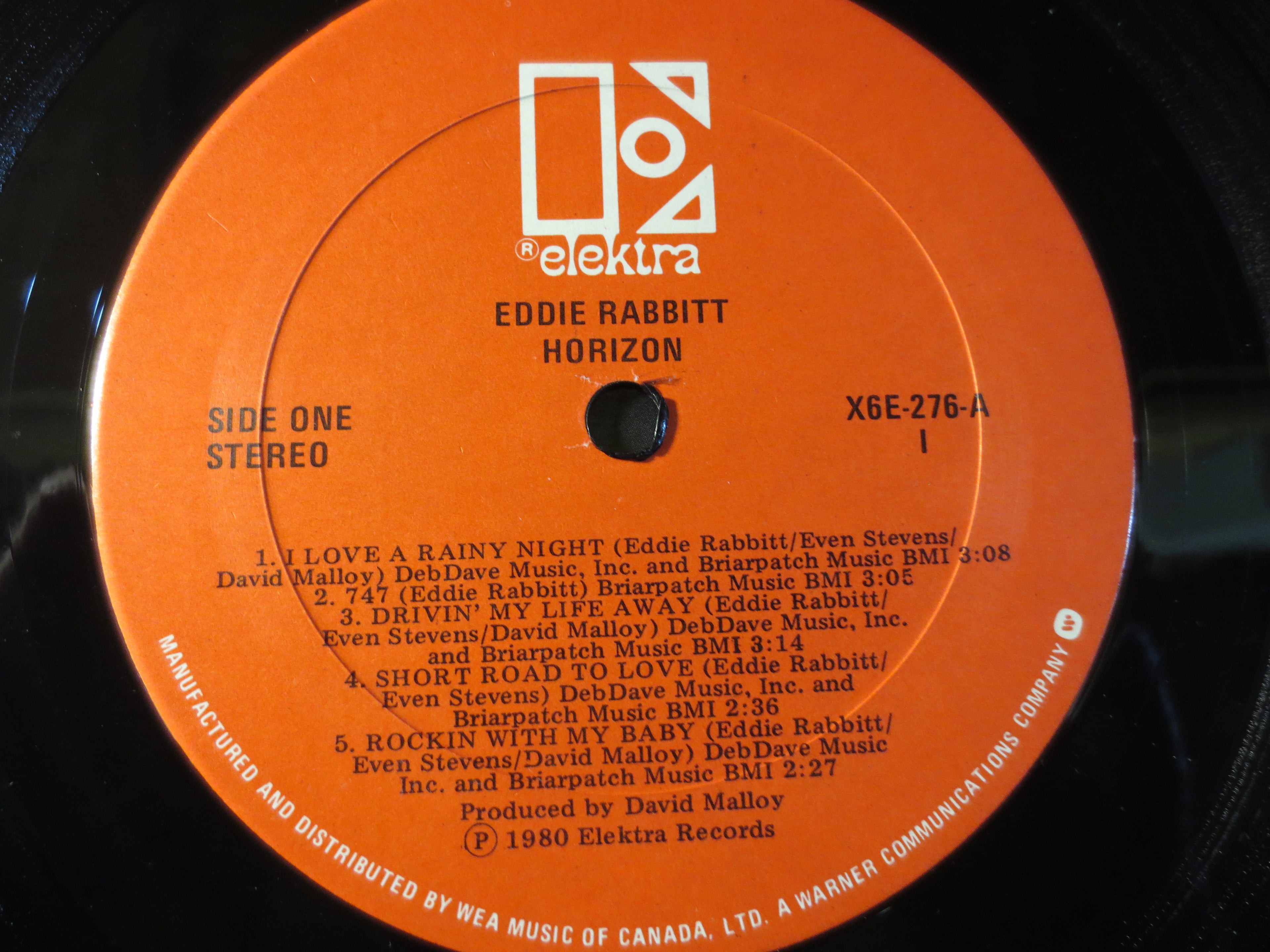 Eddie Rabbitt – Horizon (1980) Vinyl LP
