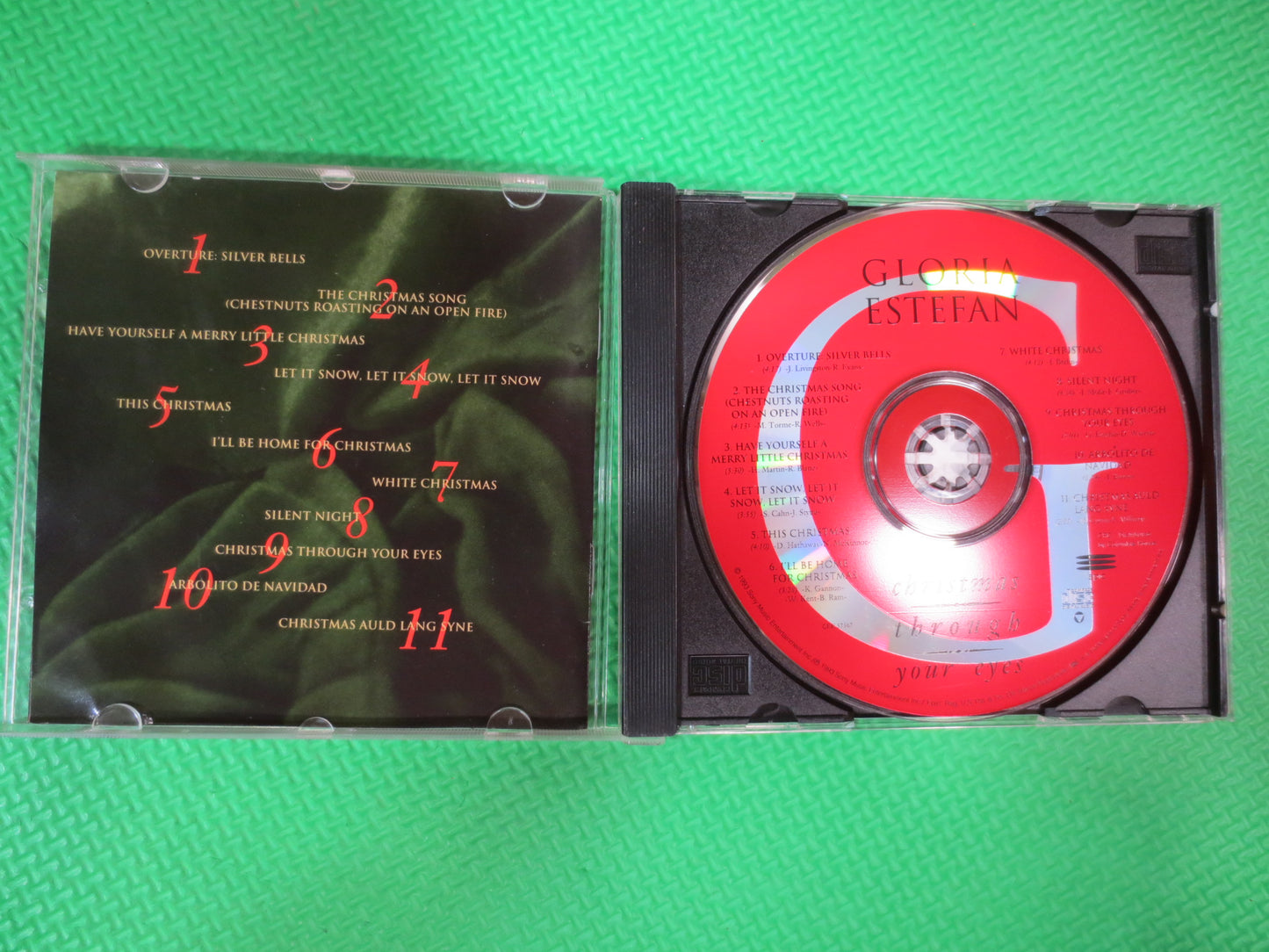 GLORIA ESTEFAN, CHRISTMAS Cd, Rock Cd, Gloria Estefan Lp, Rock Lp, Pop Cd, Pop Lp, Pop Music Cd, Music Cd, 1993 Compact Disc