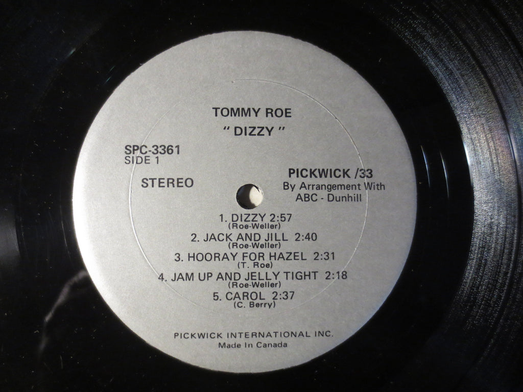 Tommy Roe – Dizzy (1969) Vinyl LP
