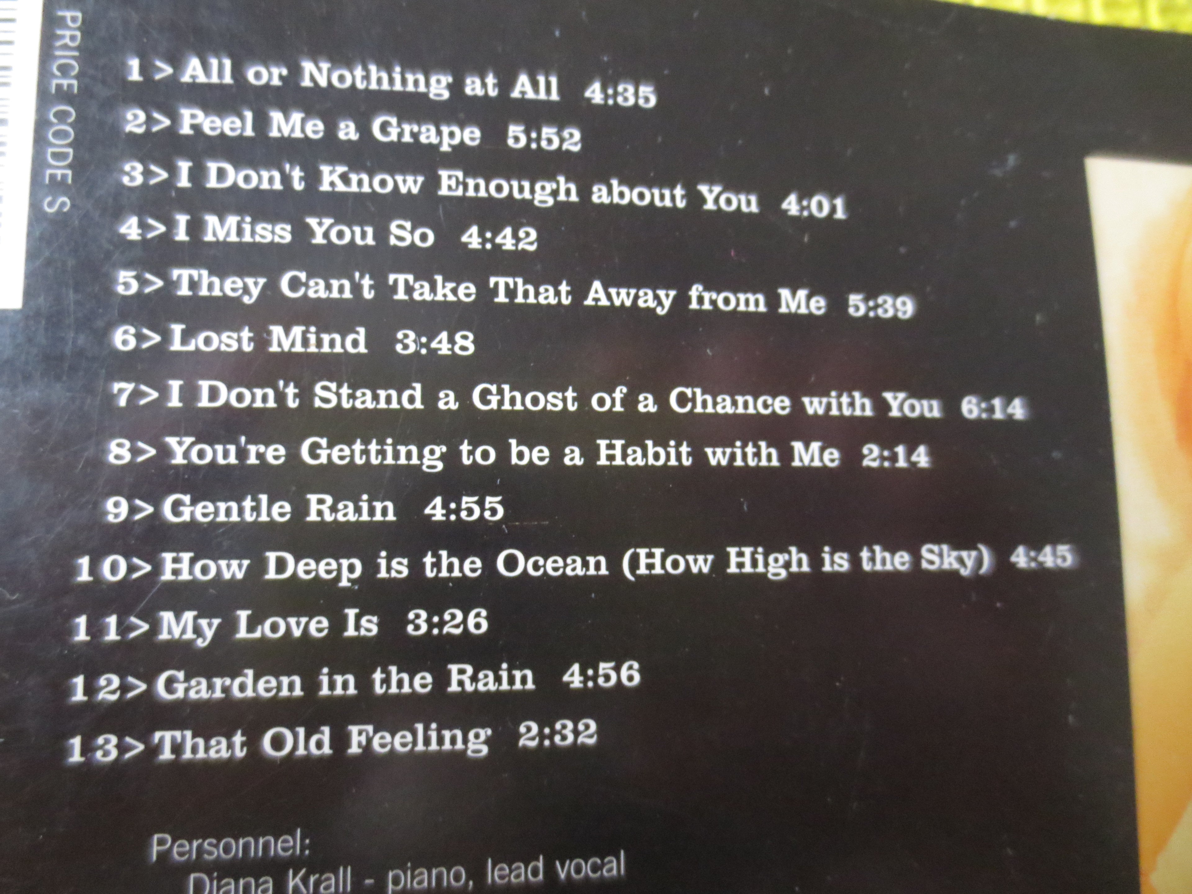 Diana Krall – Love Scenes (1997) CD