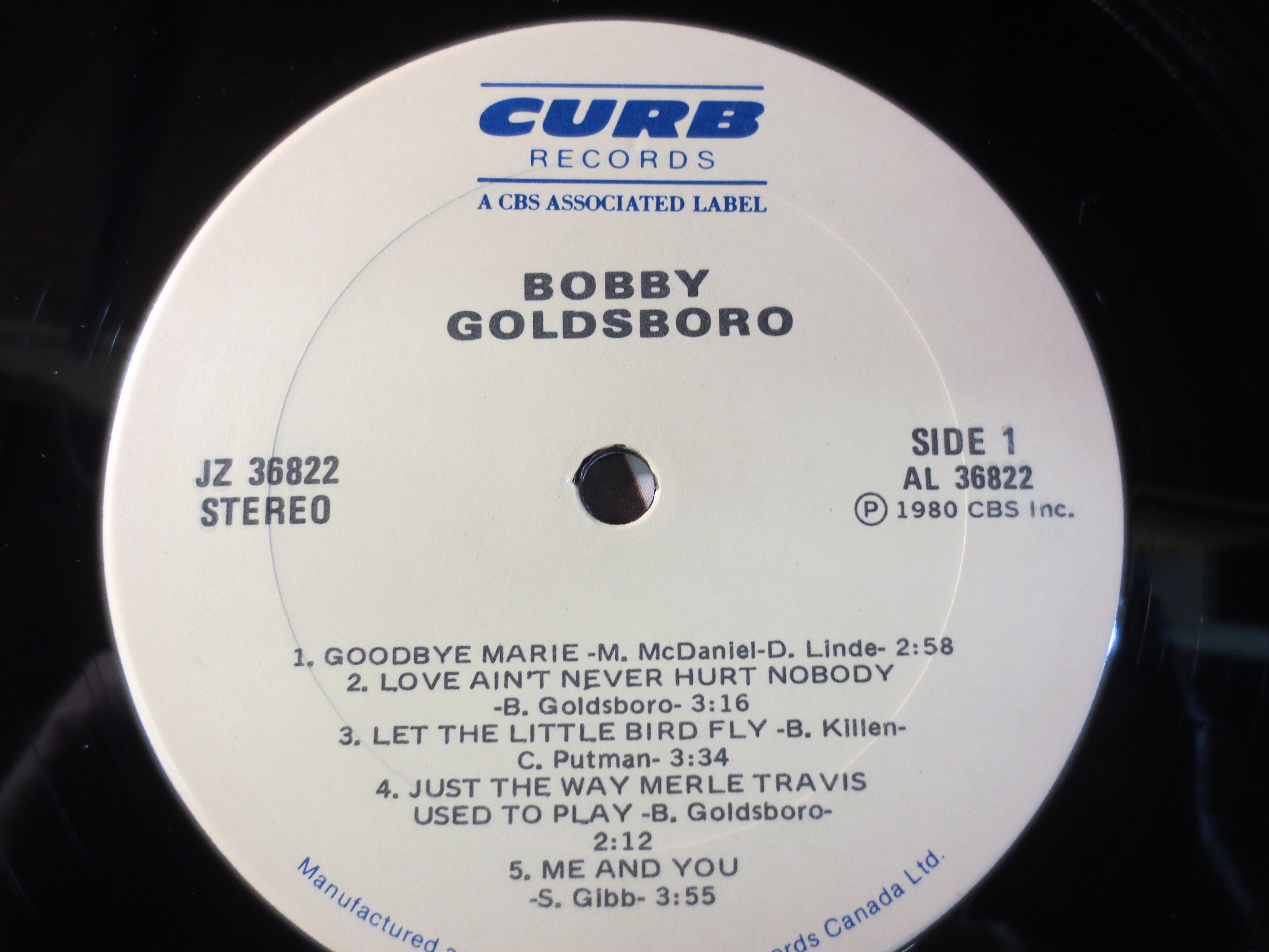 Bobby Goldsboro – Bobby Goldsboro (1980) Vinyl LP