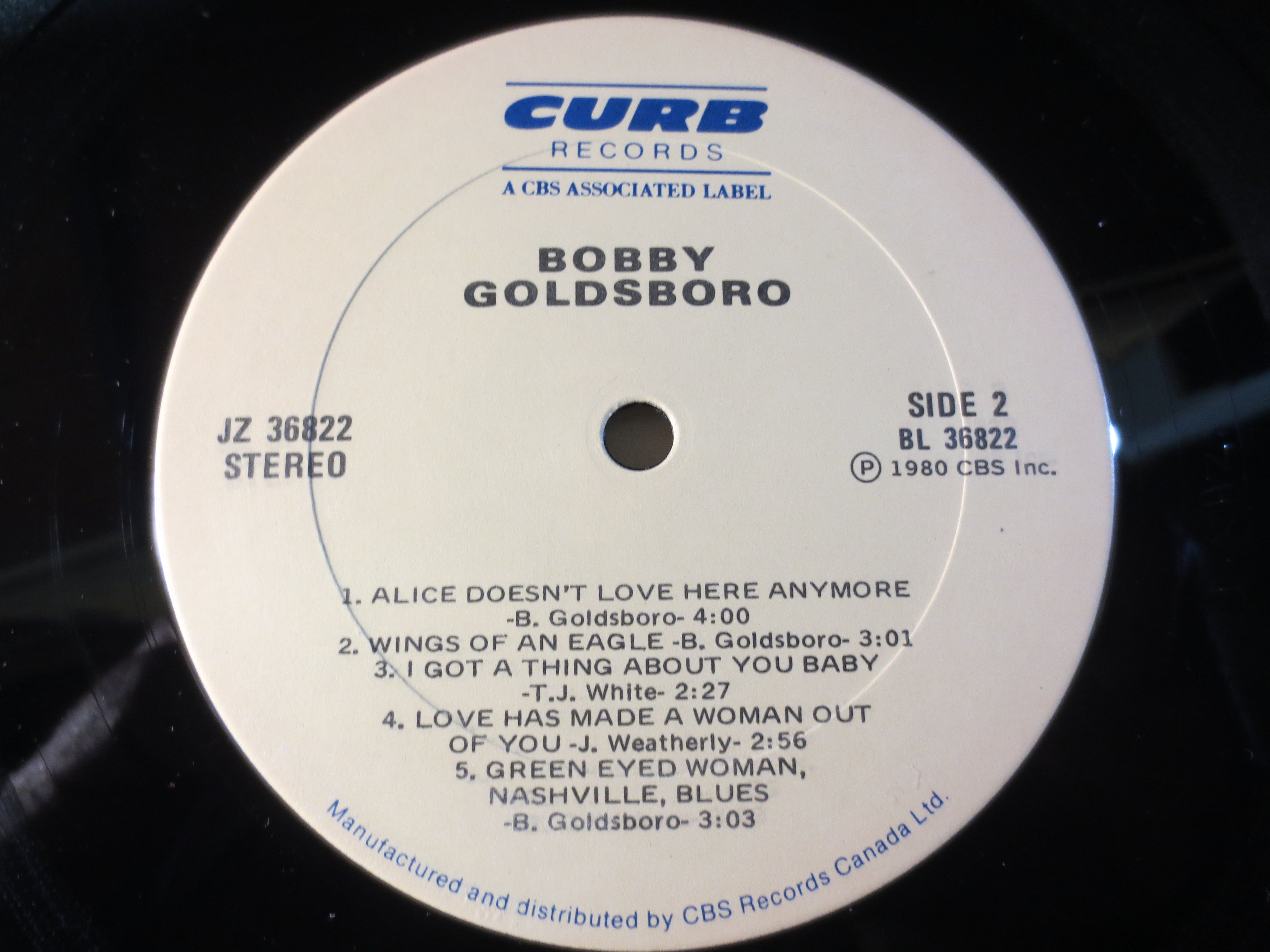 Bobby Goldsboro – Bobby Goldsboro (1980) Vinyl LP