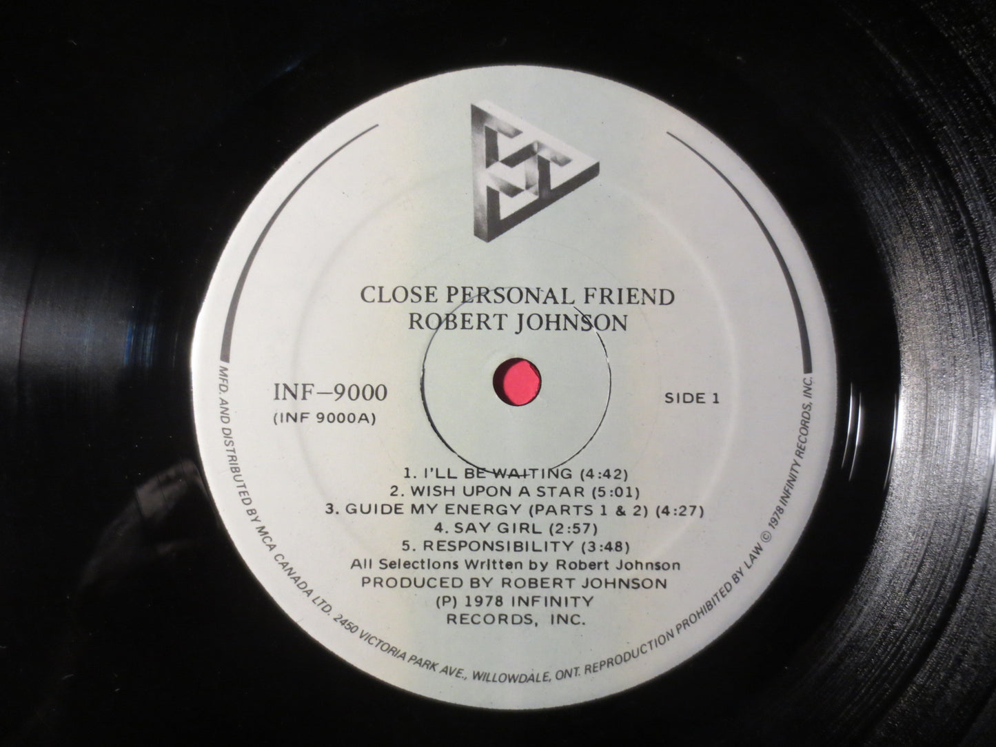 ROBERT JOHNSON, Close Personal FRIEND, Rock Records, Vintage Vinyl, Record Vinyl, Records, Vinyl Records, Lps, 1978 Records