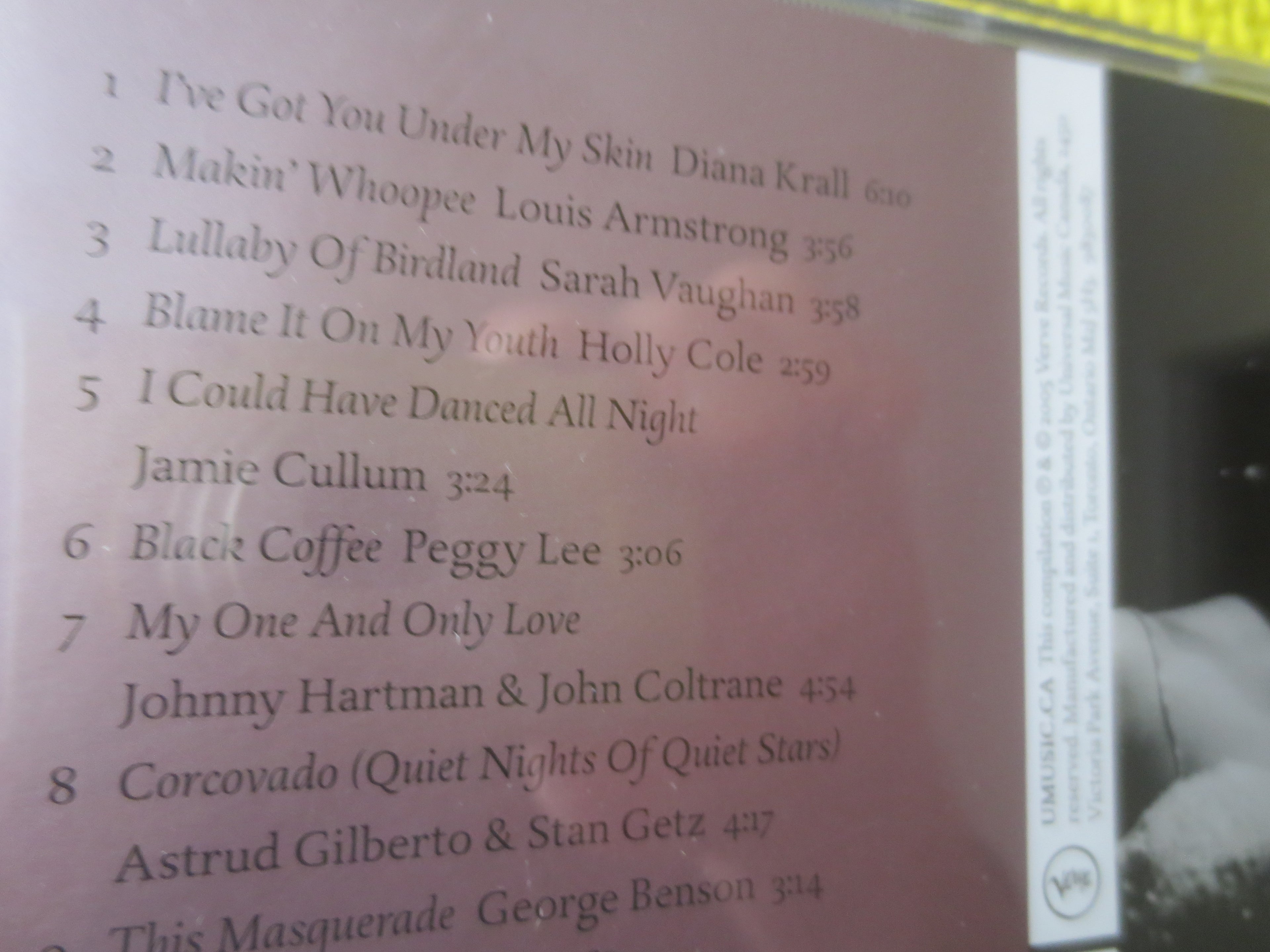 The Number 1 Jazz Vocal Album (CD)