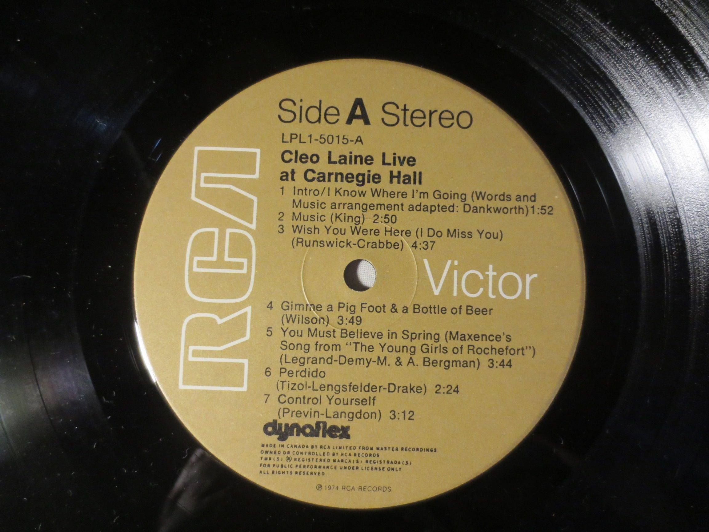 Cleo Laine – Live at Carnegie Hall (1974) Vinyl LP