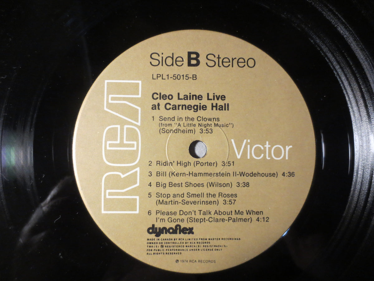 Cleo Laine – Live at Carnegie Hall (1974) Vinyl LP