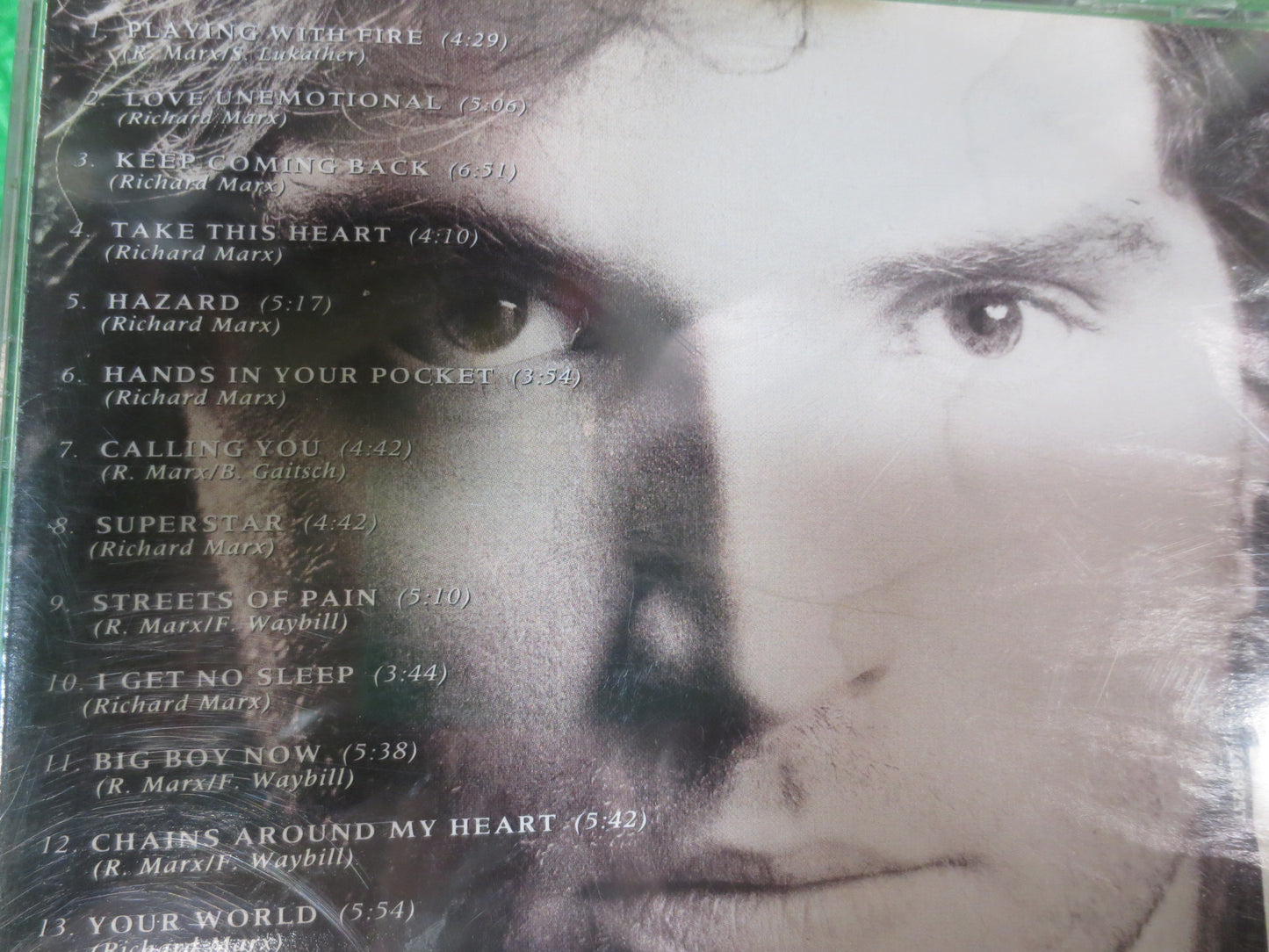 RICHARD MARX, RUSH Street, Richard Marx Cd, Rush Street Cd, Richard Marx Lp, Richard Marx Album, Rock Cd, 1991 Compact Disc