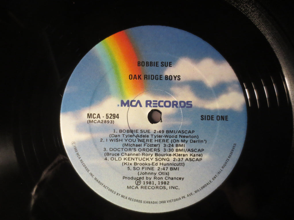 The Oak Ridge Boys – Bobbie Sue (1982) Vinyl LP