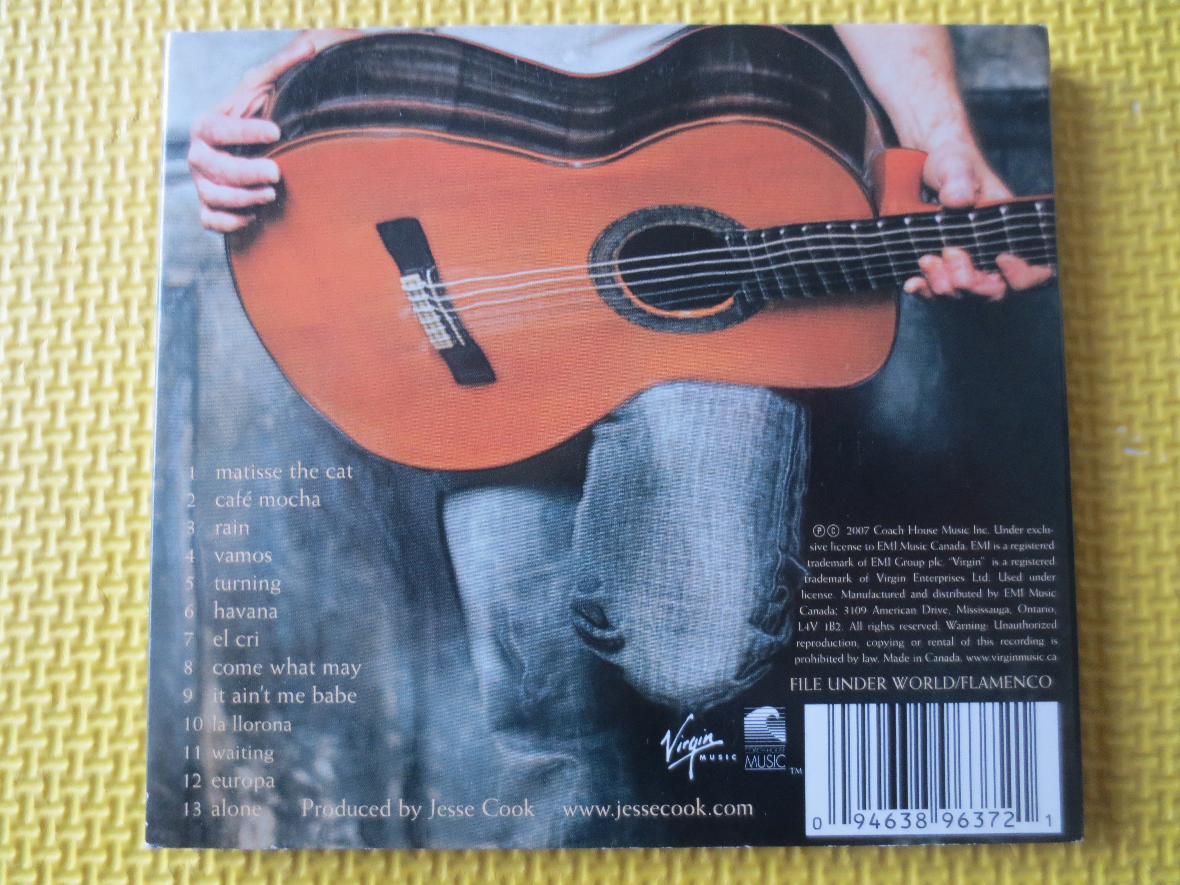 Jesse Cook – Frontiers (2007) CD