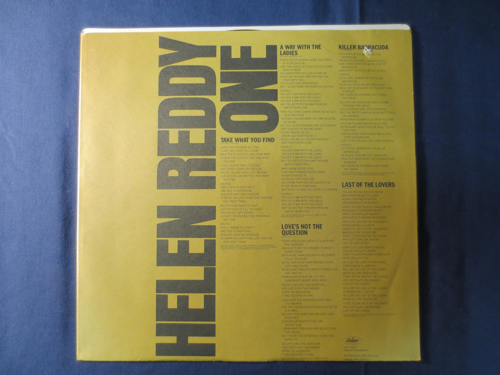 Helen Reddy – Take What You Find (1980) Vinyl LP