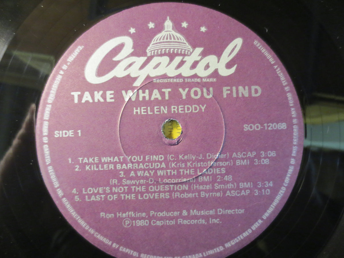 Helen Reddy – Take What You Find (1980) Vinyl LP