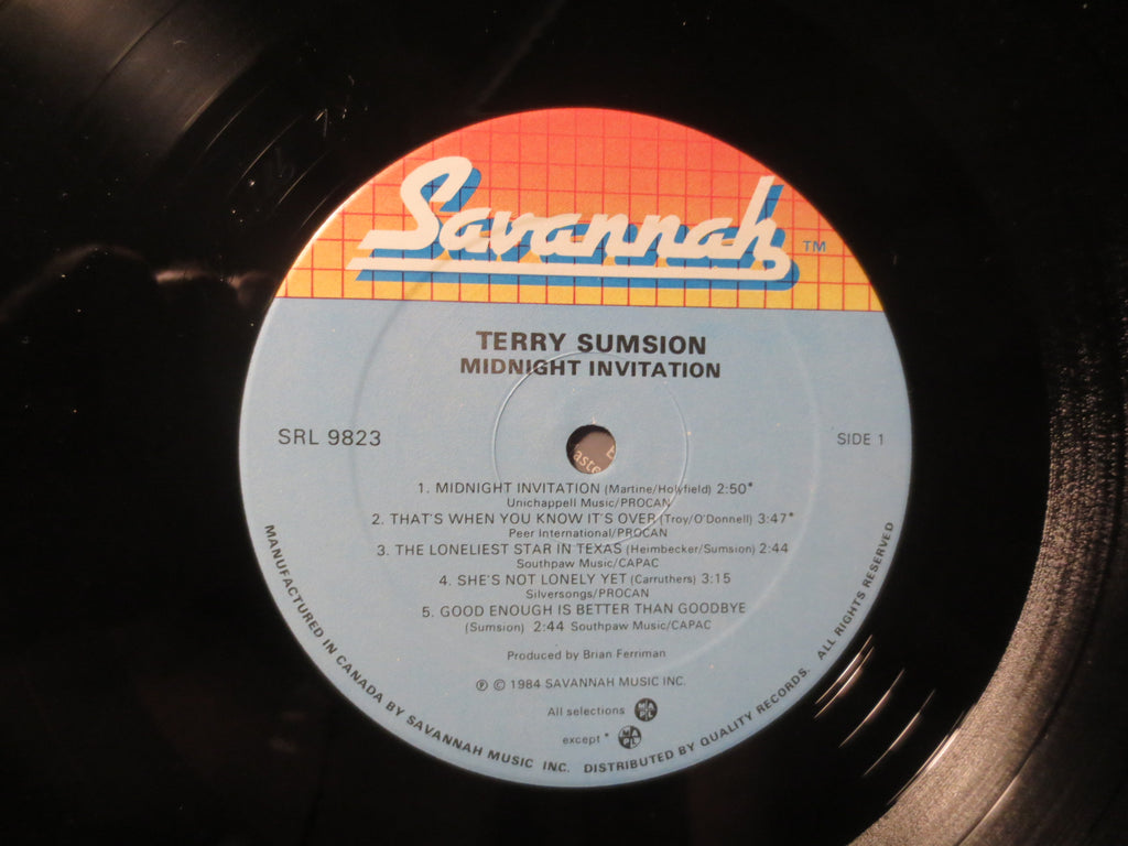 Terry Sumsion – Midnight Invitation (1984) [Vinyl LP]