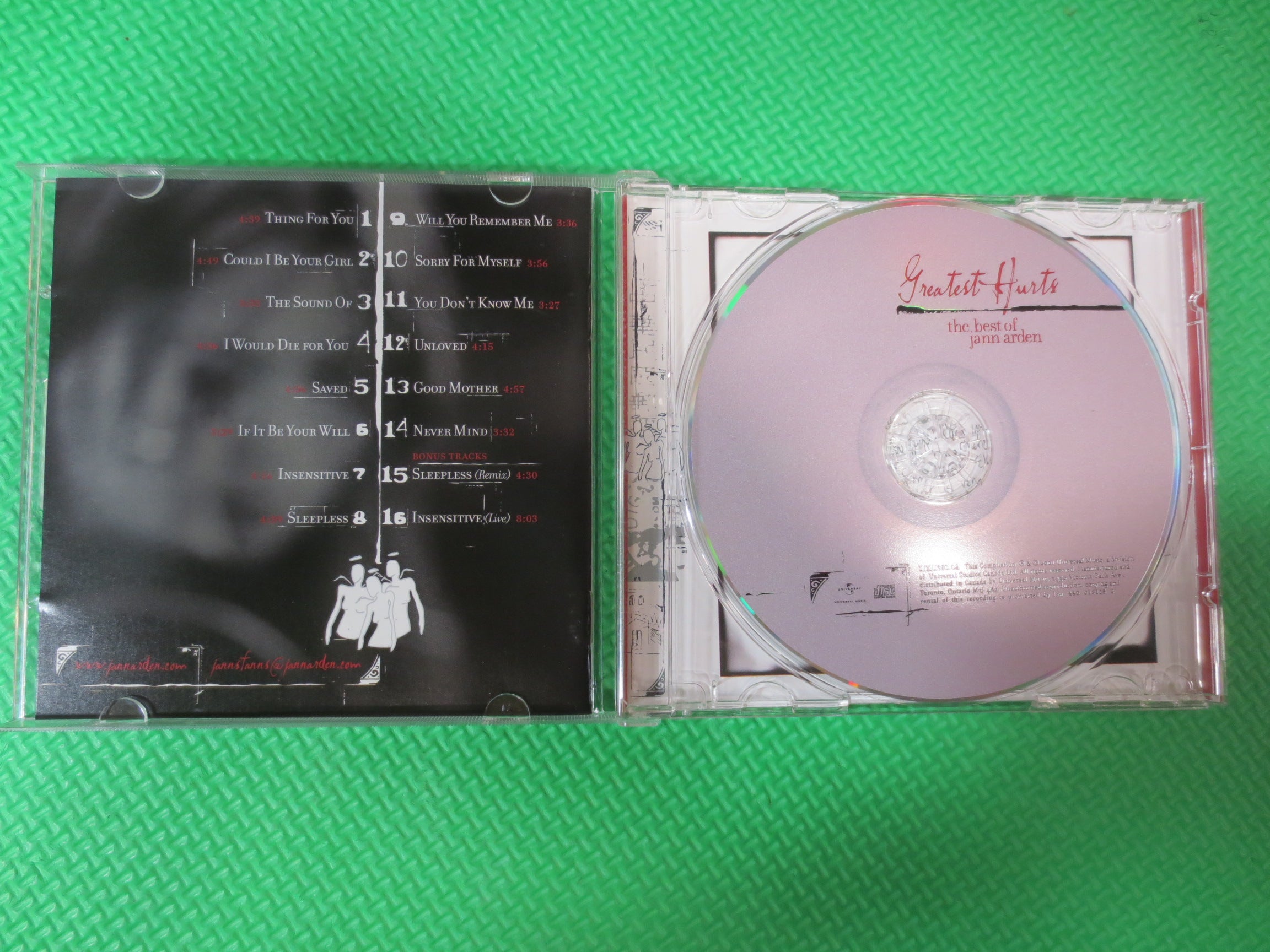 Jann Arden – Greatest Hurts (1996) CD