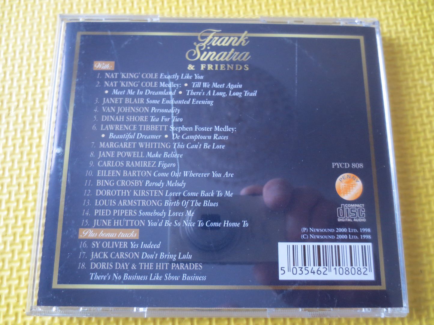FRANK SINATRA, FRIENDS, Frank Sinatra Cd, Greatest Hits Cd, Jazz Cd, Jazz Lp, Vintage Compact Disc, Jazz Compact Discs