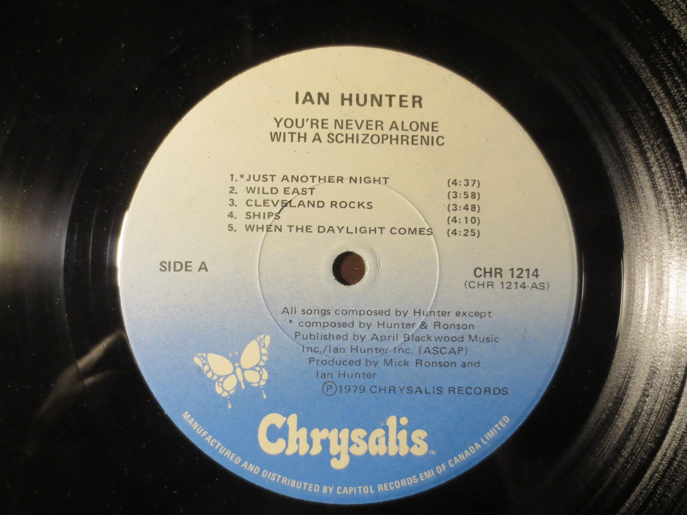 Ian Hunter – You're Never Alone With a Schizophrenic (1979) [Vinyl LP]