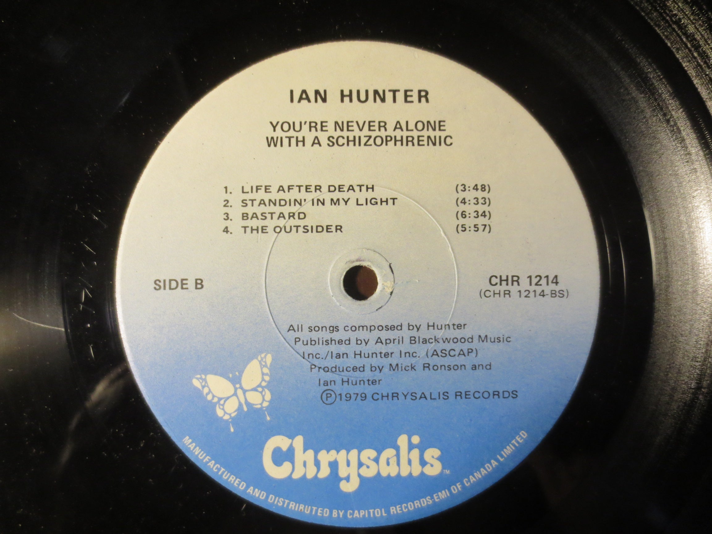 Ian Hunter – You're Never Alone With a Schizophrenic (1979) [Vinyl LP]