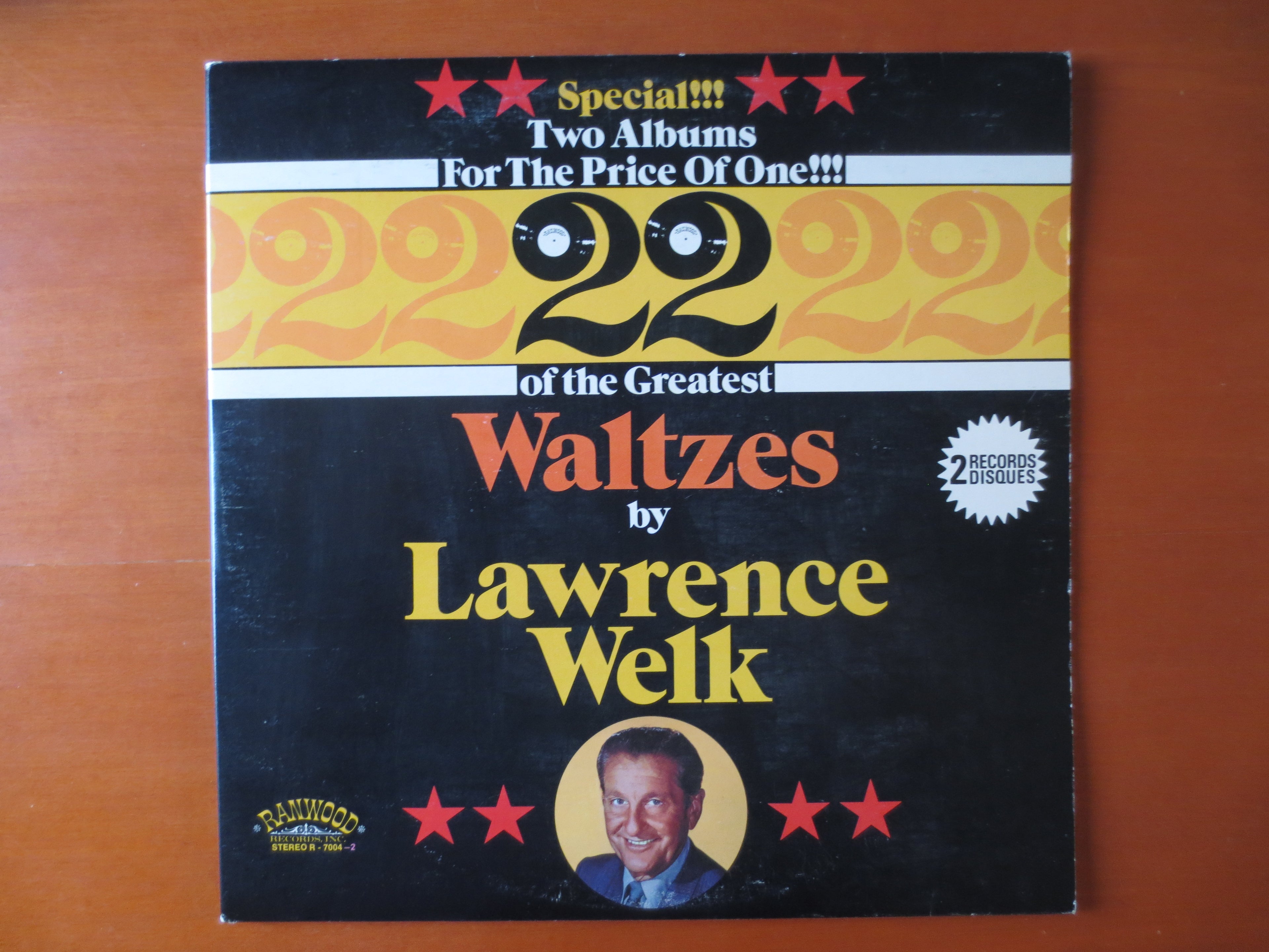 Lawrence Welk – 22 of the Greatest Waltzes (1977) Vinyl 2xLP
