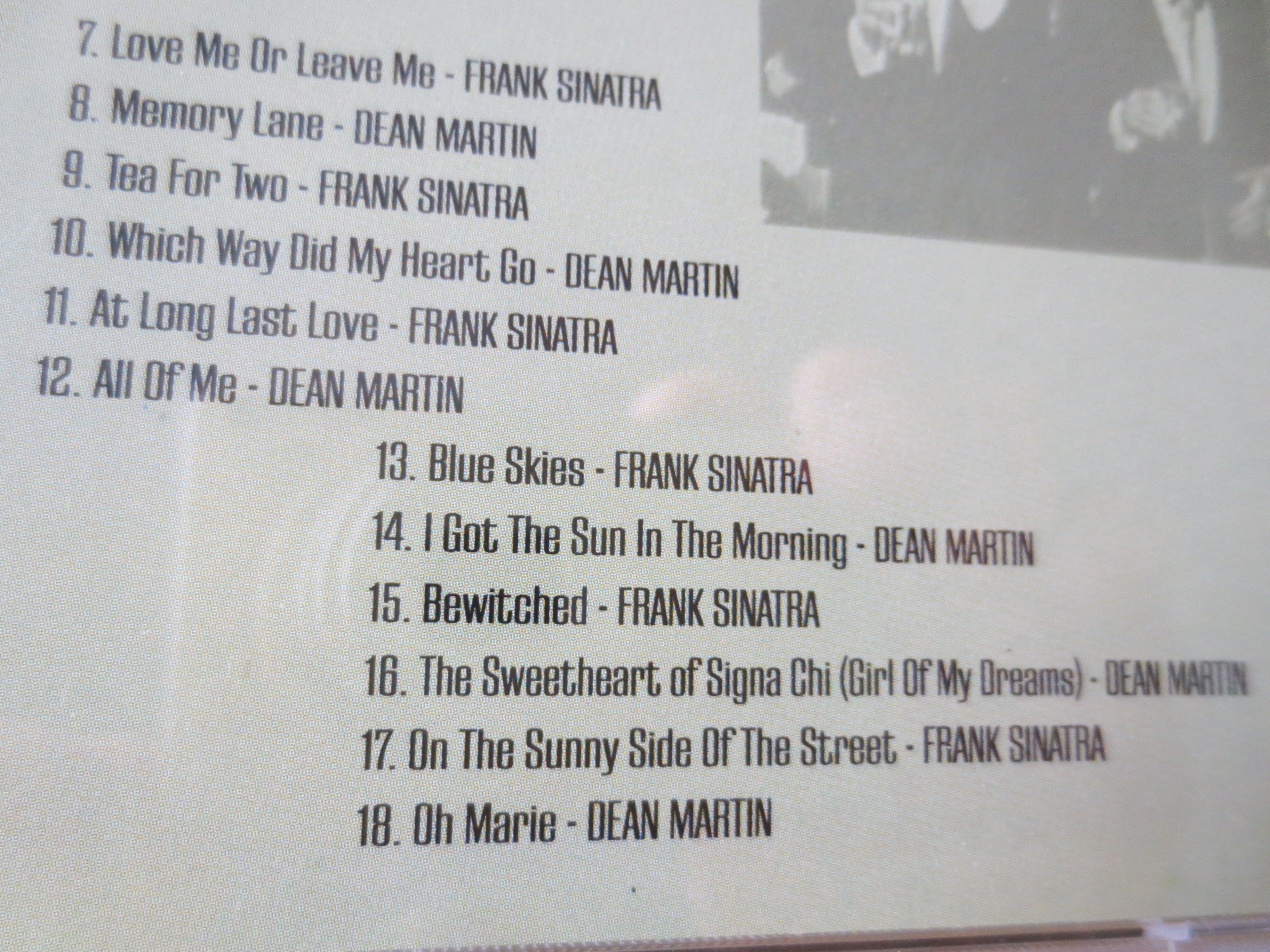 Frank Sinatra & Dean Martin – A Couple of Swells (1999) CD