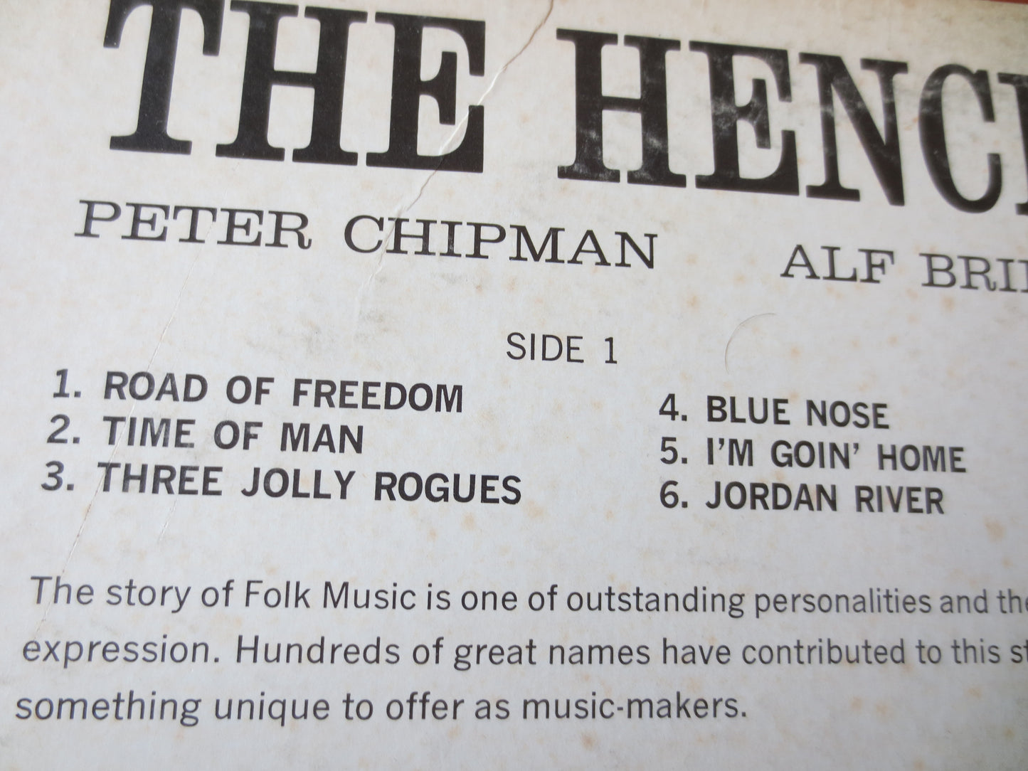 The HENCHMEN, One Up, The HENCHMEN Records, The HENCHMEN Albums, The Henchmen lps, Vinyl Record, Folk Records, 1965 Records