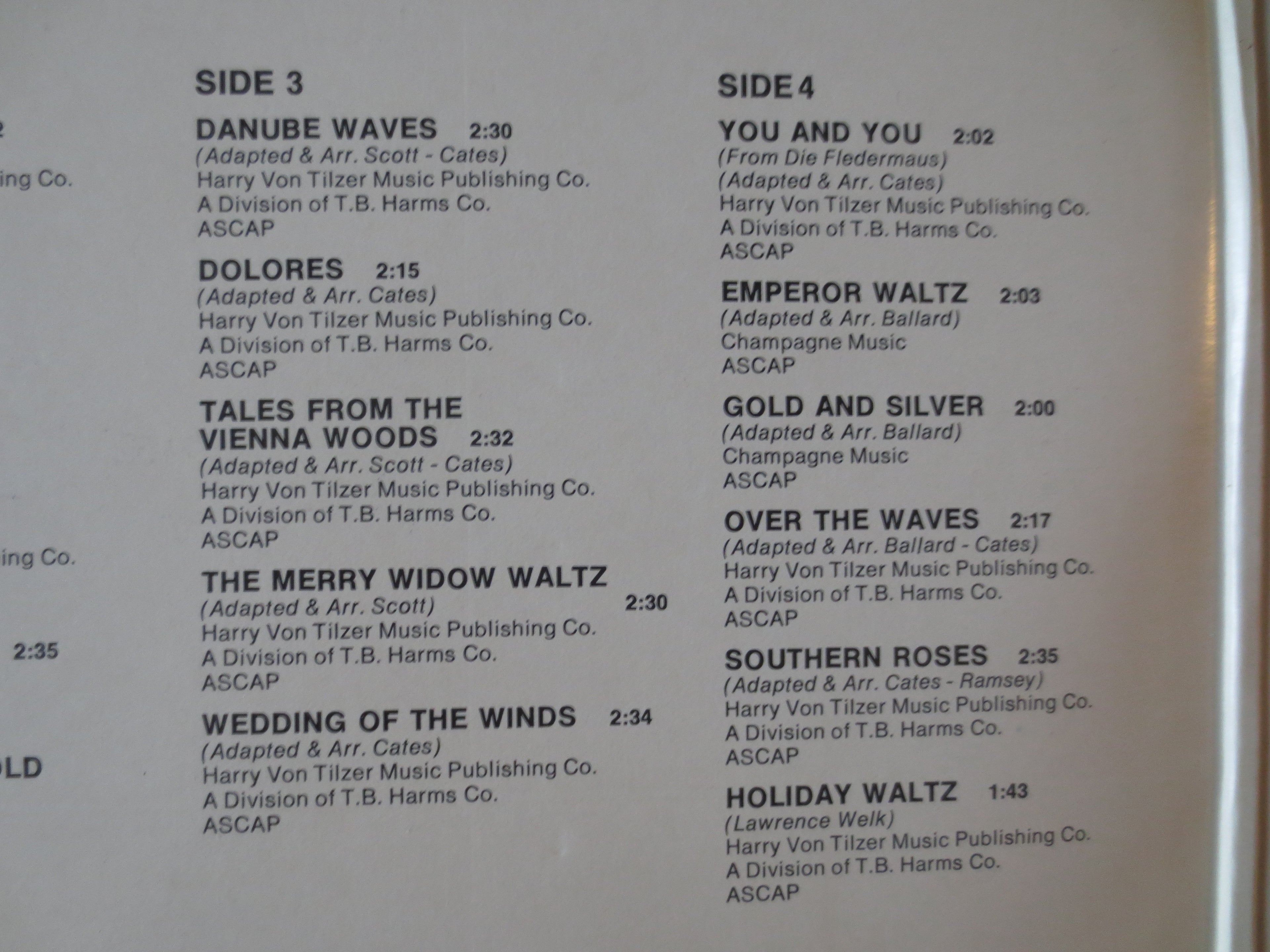 Lawrence Welk – 22 of the Greatest Waltzes (1977) Vinyl 2xLP