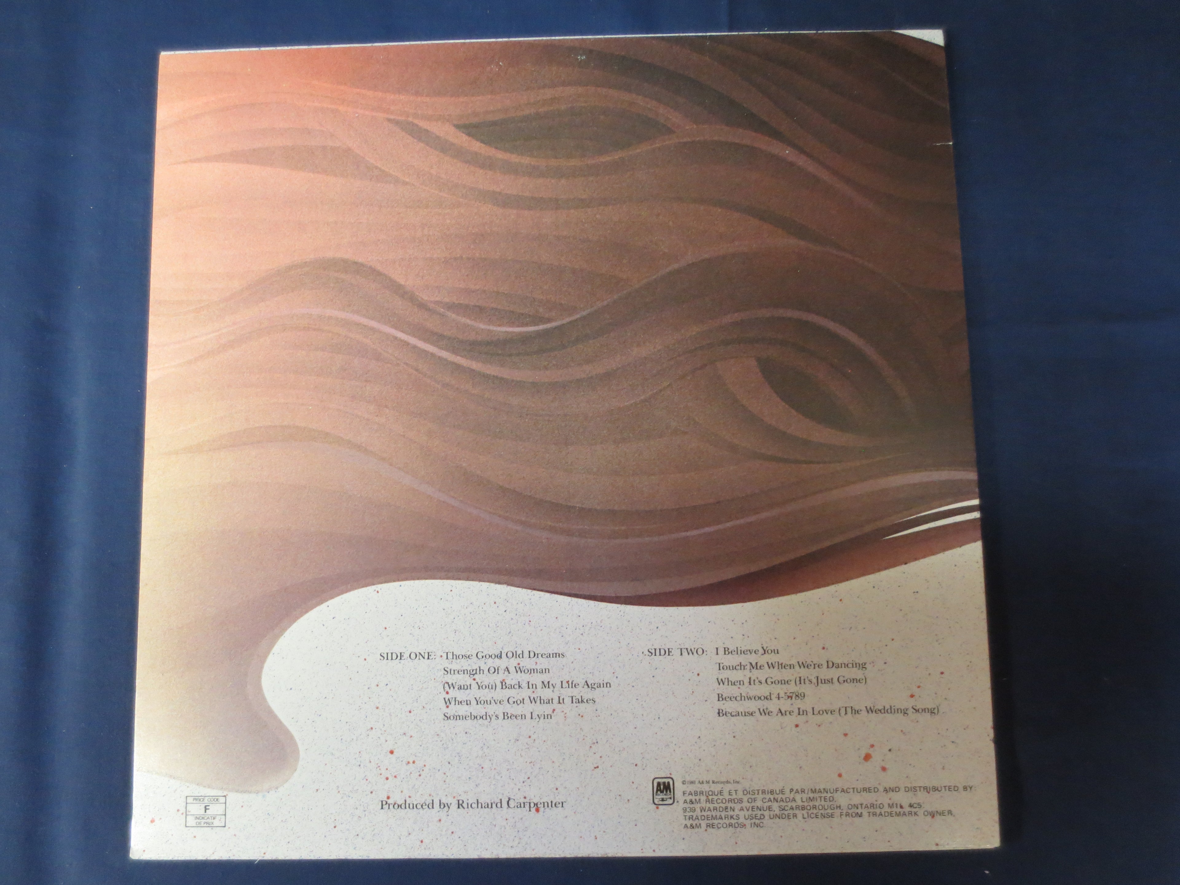 The Carpenters – Made in America (1981) Vinyl LP
