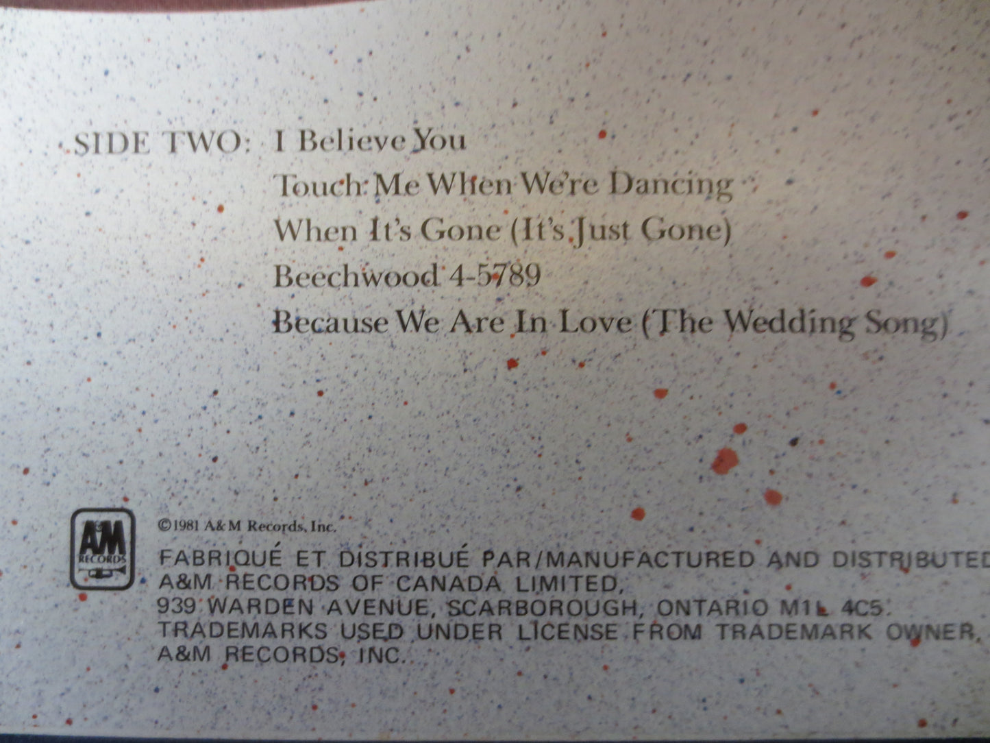 The CARPENTERS, MADE in AMERICA, Pop Record, Vintage Vinyl, Record Vinyl, Records, Vinyl Record, Vinyl Album, 1981 Records
