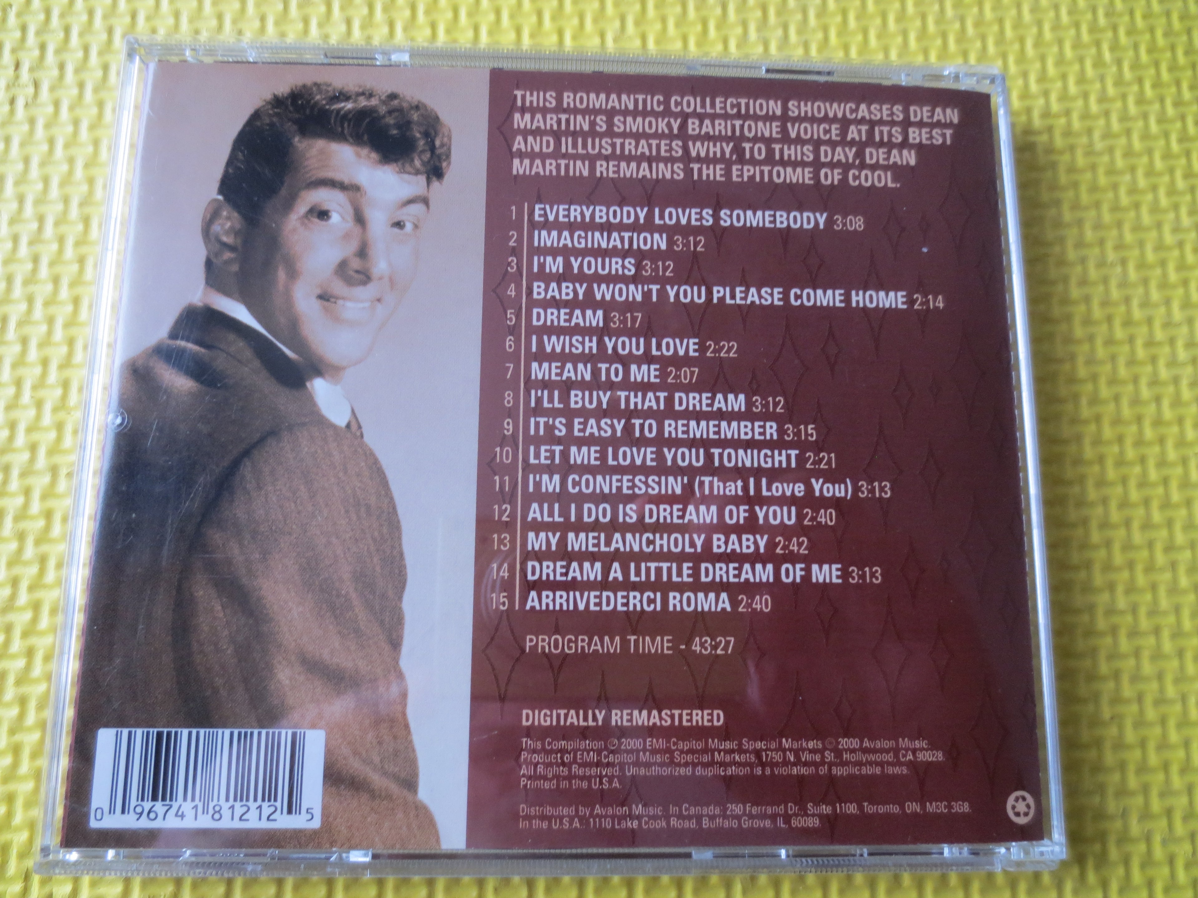 Dean Martin – With Love from Dean Martin (2000) CD