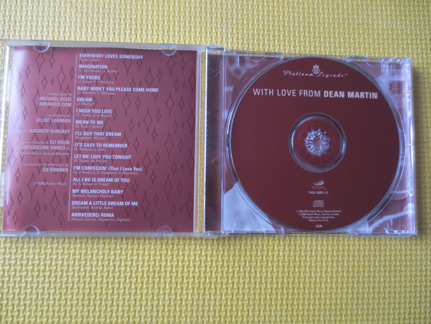 DEAN MARTIN, With LOVE From Dean, Dean Martin Cd, Dean Martin Albums, Dean Martin Music, Dean Martin Songs, 2000 Compact Discs