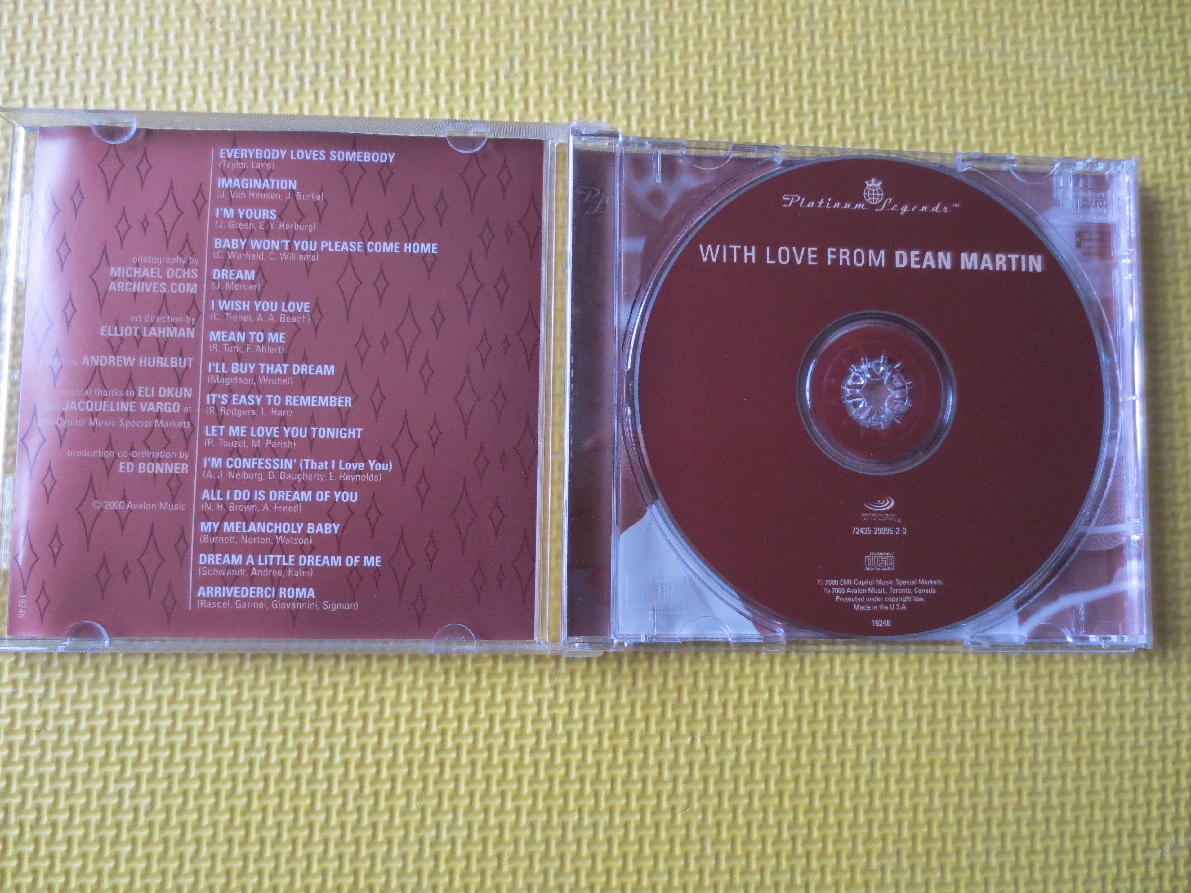 Dean Martin – With Love from Dean Martin (2000) CD