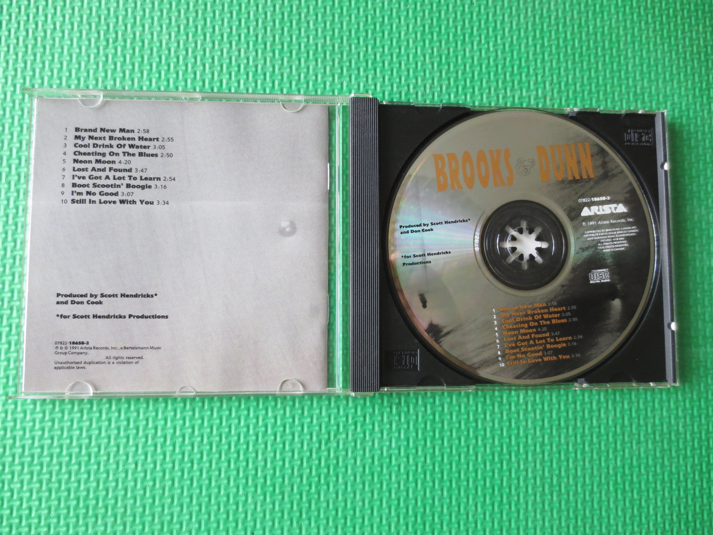 BROOKS and DUNN, Brand NEW Man, Country Music Cd, Brooks and Dunn Cd, Music Cd, Country, Brooks and Dunn lp, 1991 Compact Disc