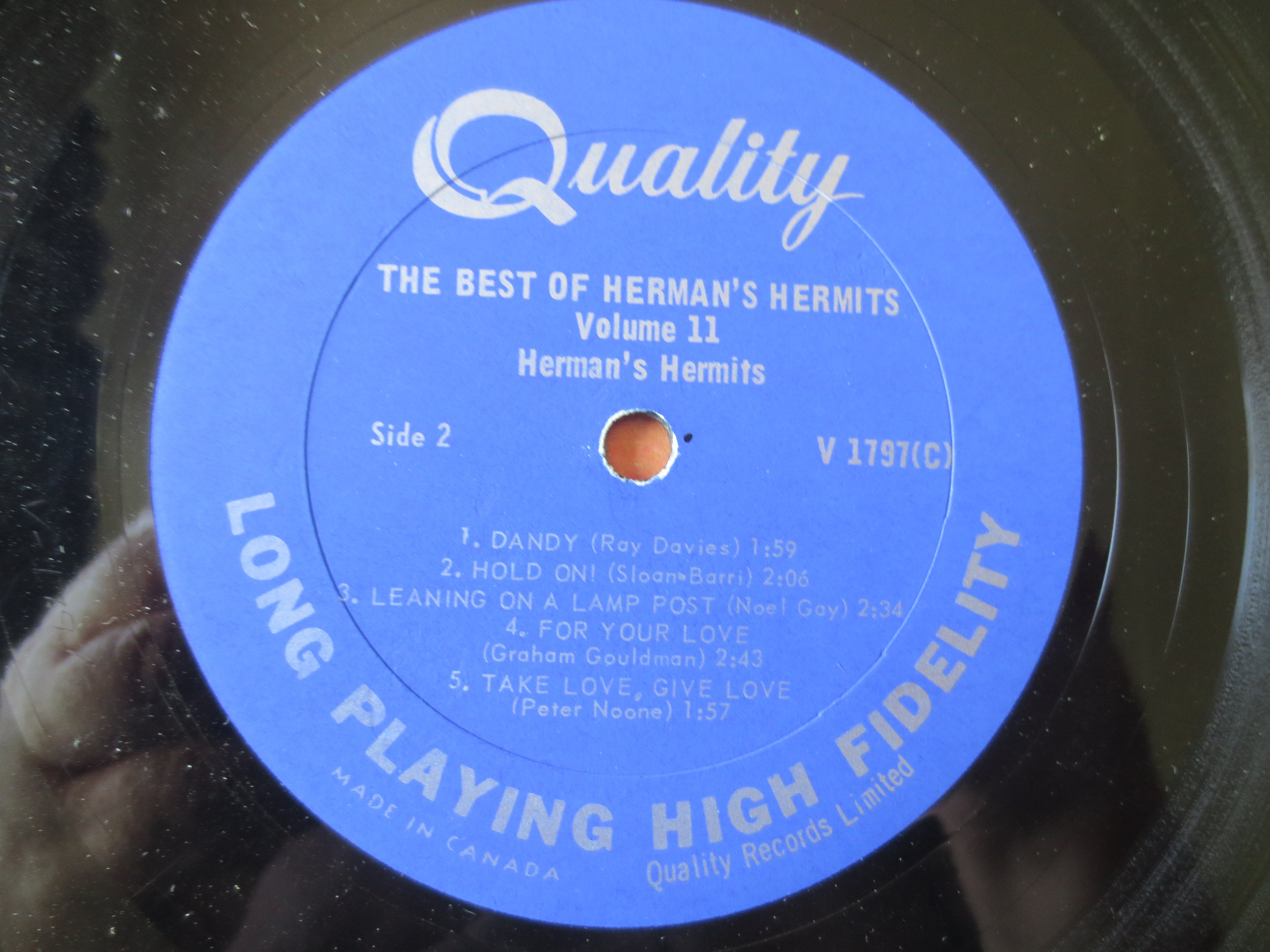 Herman's Hermits – The Best of Vol. 2 (1966) Vinyl LP