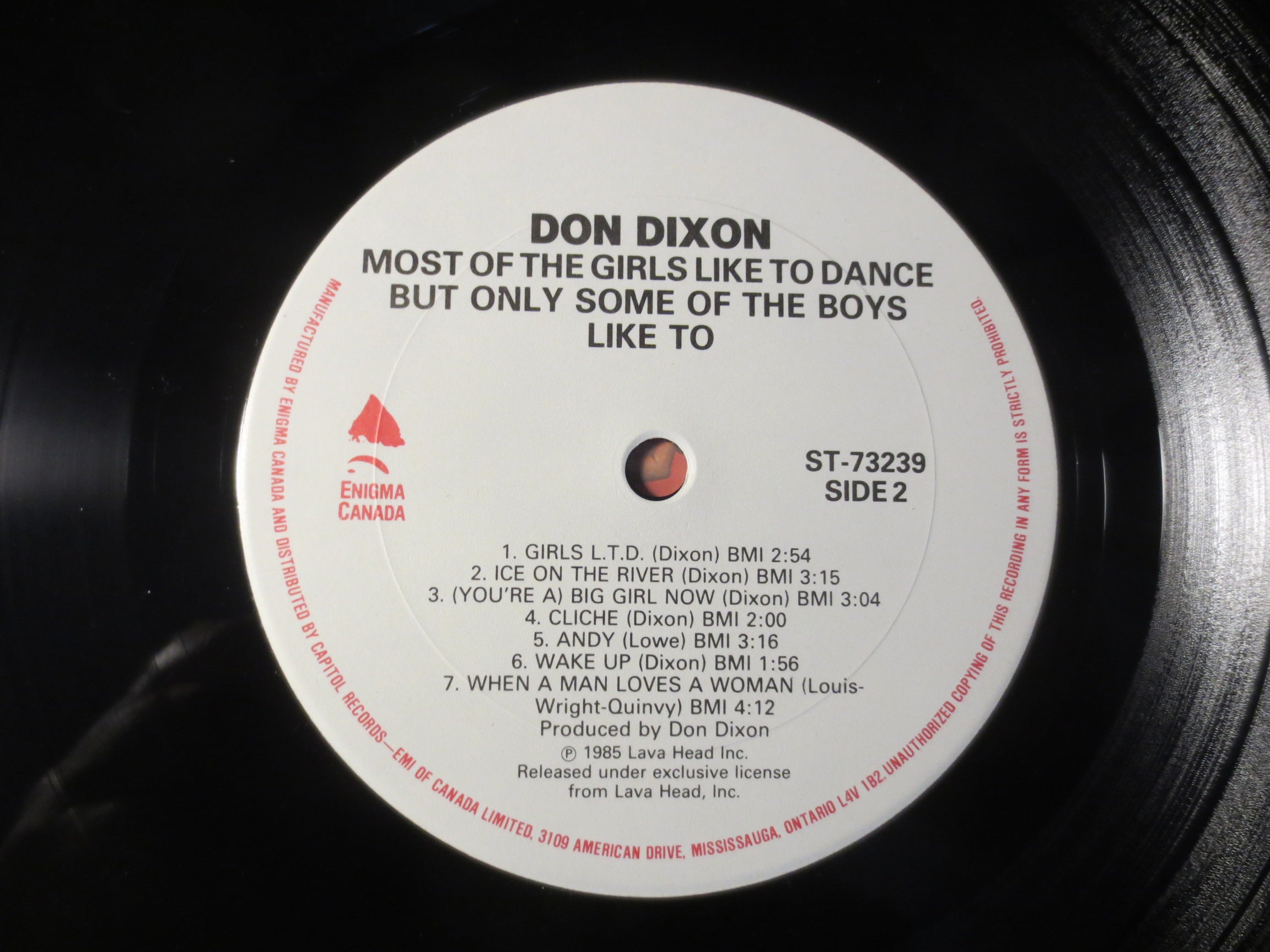 Don Dixon – Most of the Girls Like to Dance But Only Some of the Boys Like To (1985) Vinyl LP