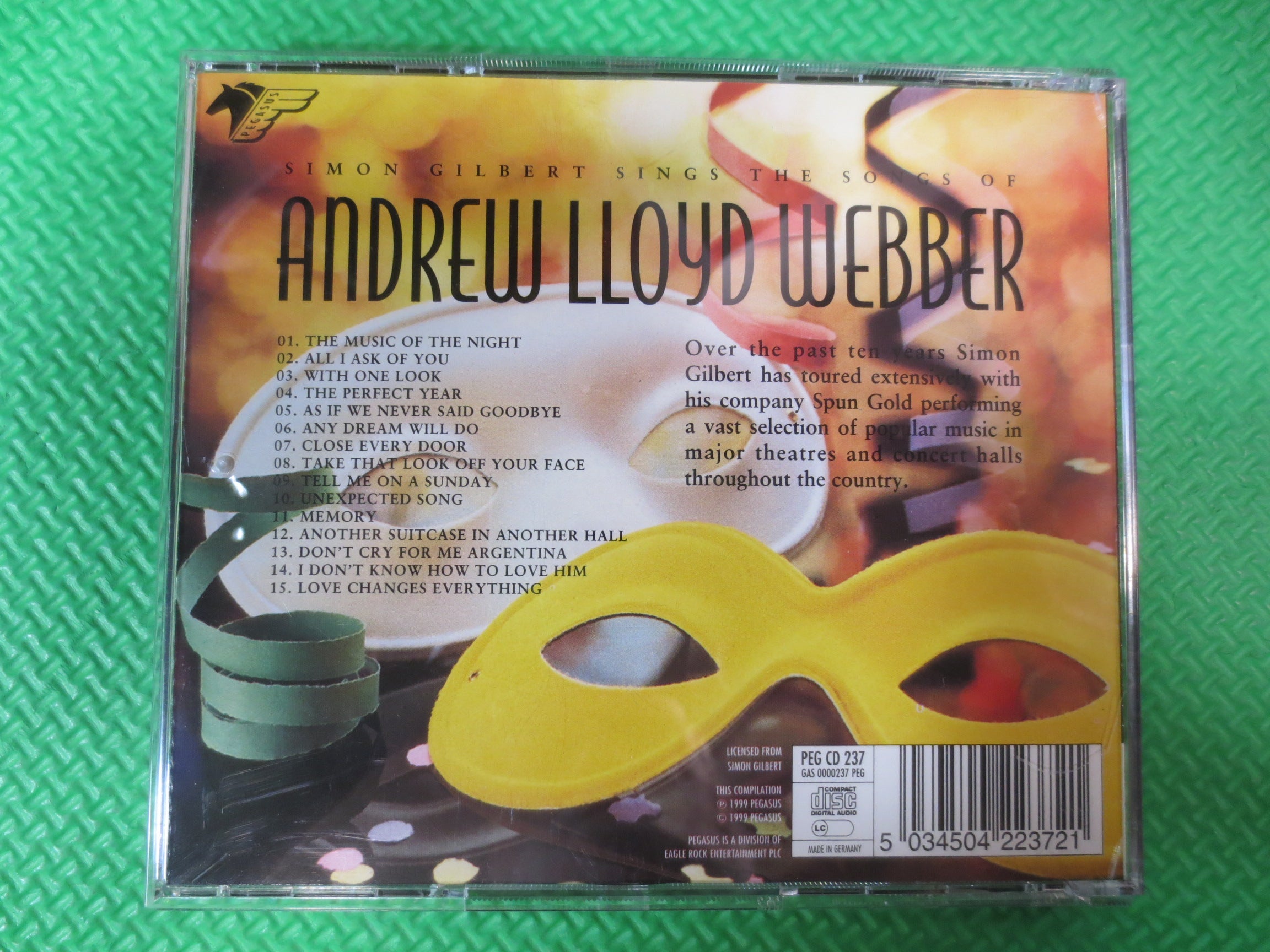 Andrew Lloyd Webber – Simon Gilbert Sings (1999) CD