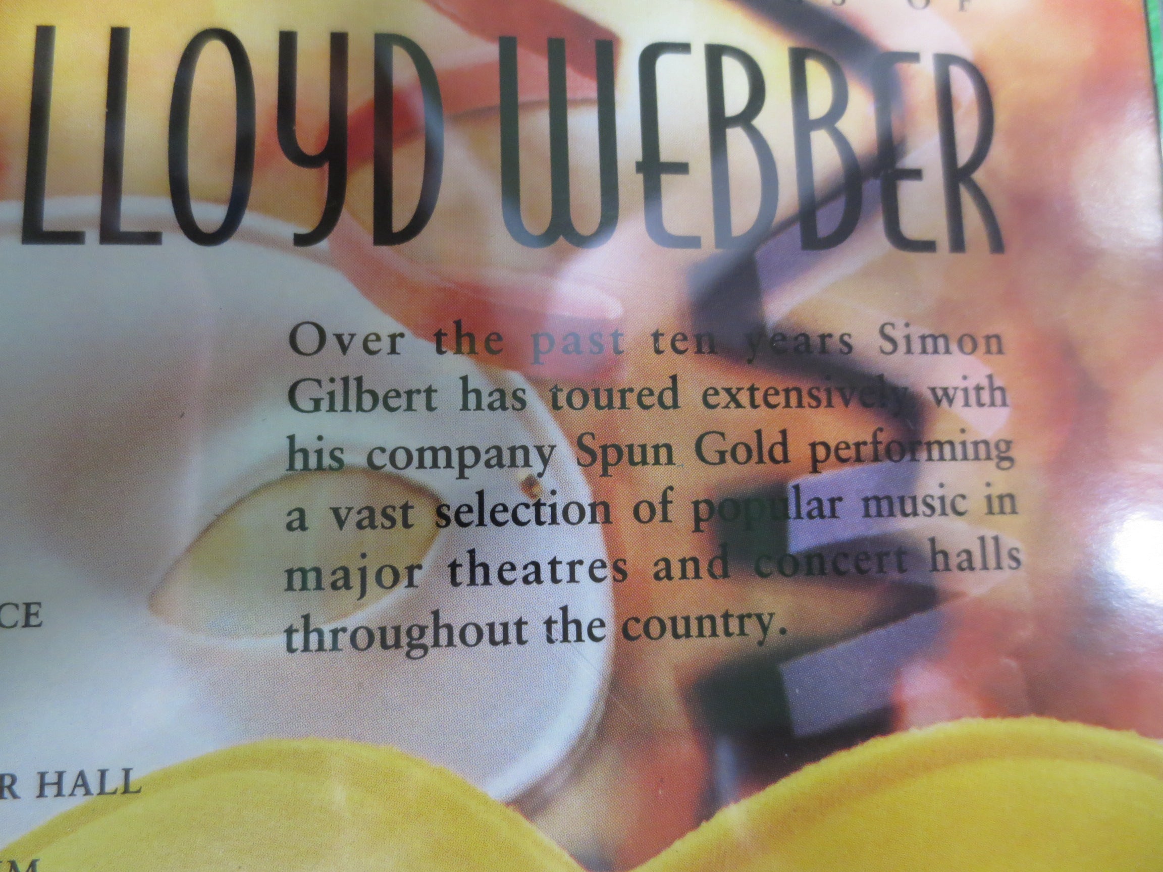 Andrew Lloyd Webber – Simon Gilbert Sings (1999) CD