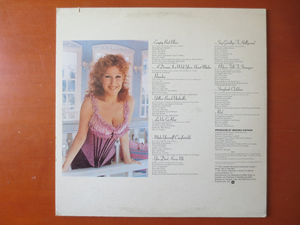 Bette Midler – Broken Blossom (1977) Vinyl LP