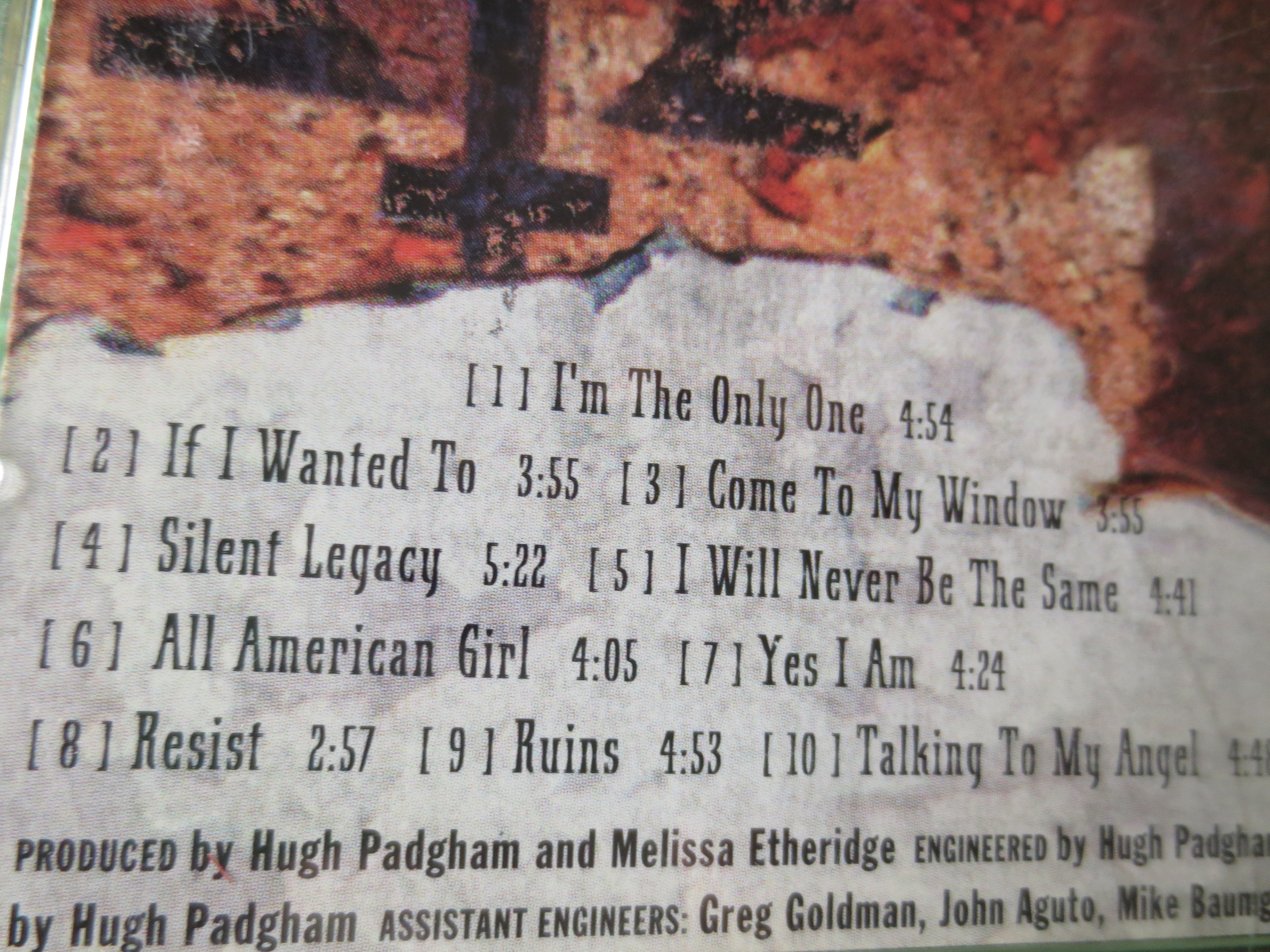 Melissa Etheridge – Yes I Am (1993) CD