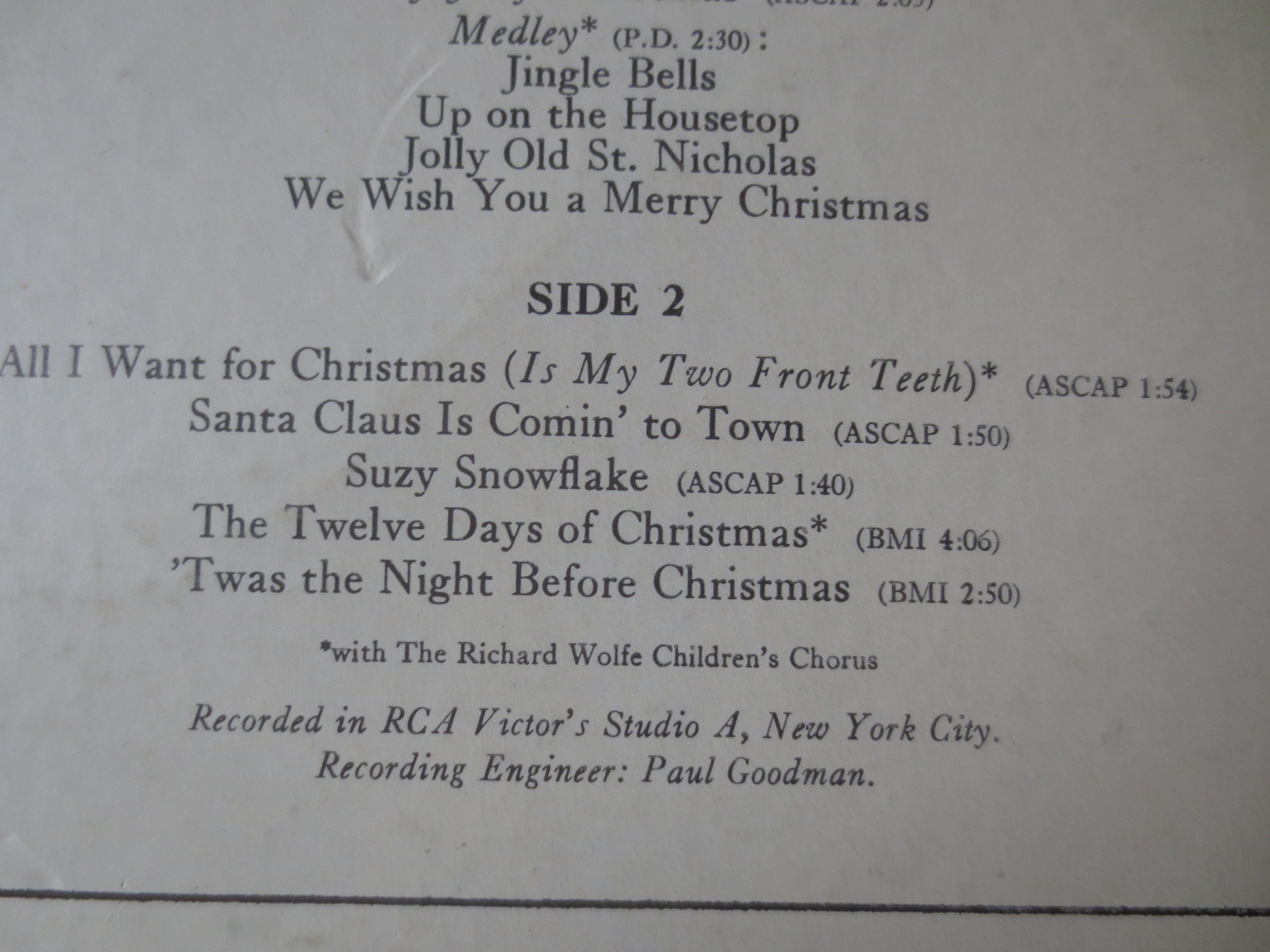 Arthur Godfrey – All I Want for Christmas Is My Two Front Teeth (1967) [Vinyl LP]