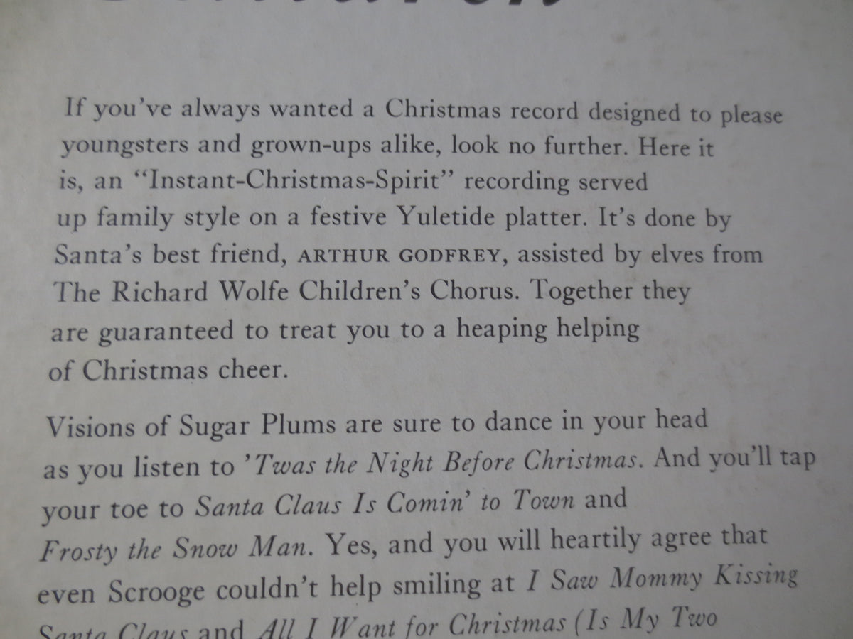 Arthur Godfrey – All I Want for Christmas Is My Two Front Teeth (1967) [Vinyl LP]