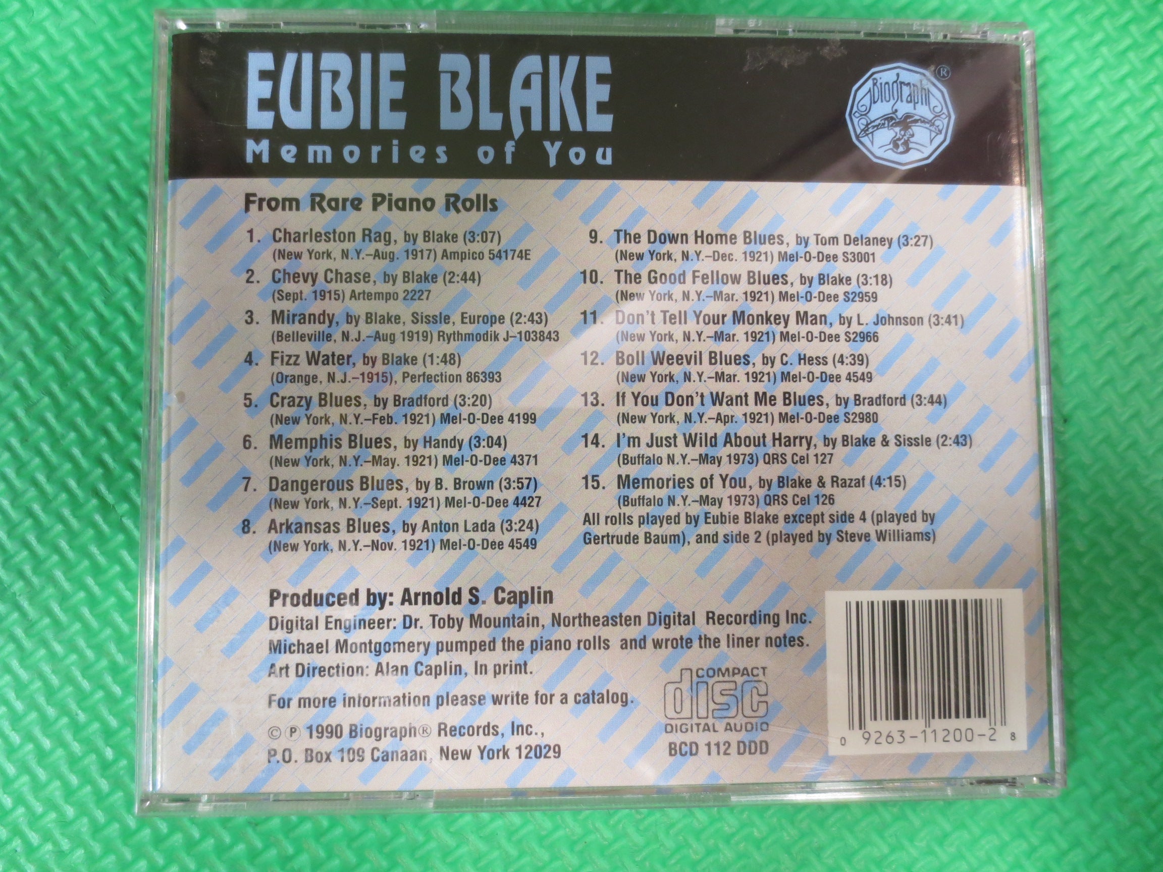 Eubie Blake – Memories of You (1990) CD