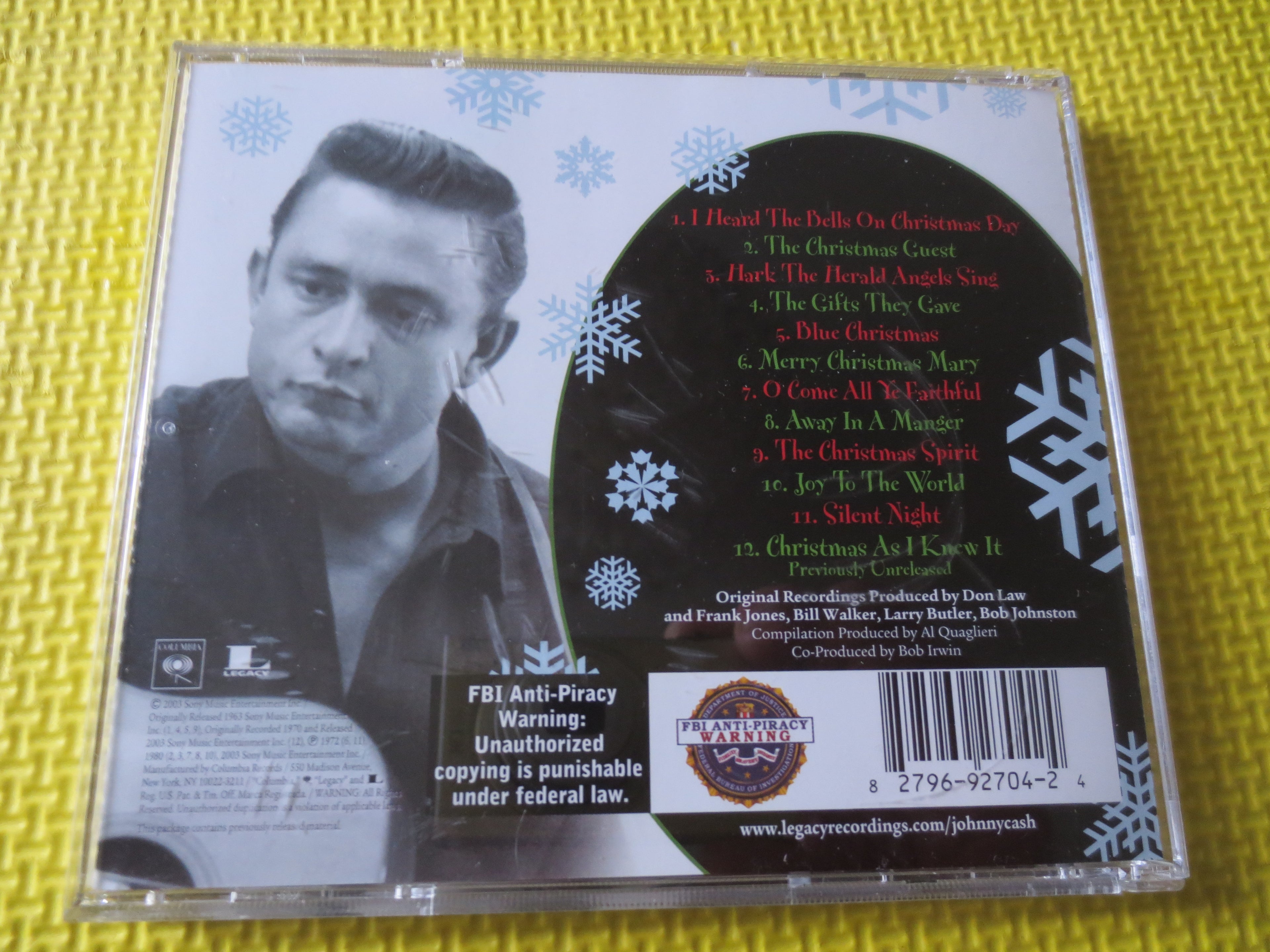 Johnny Cash – Christmas with Johnny Cash (2003) CD