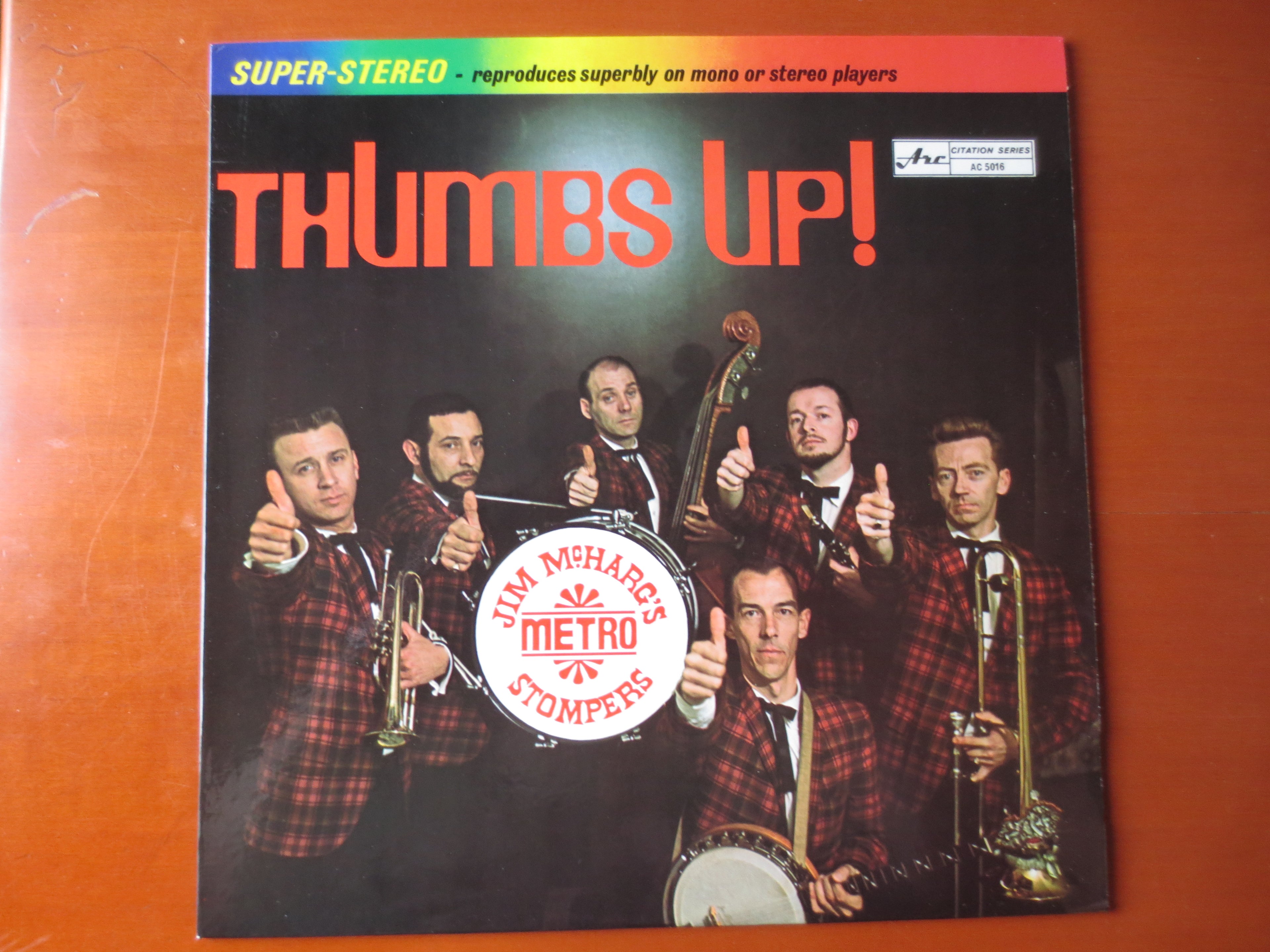 Jim McHarg & His Metro Stompers – Thumbs Up (1966) [Vinyl LP]