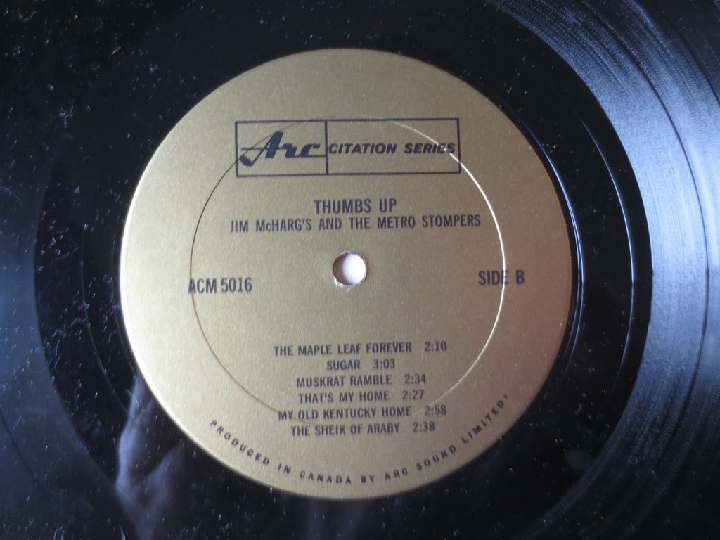 Jim McHarg & His Metro Stompers – Thumbs Up (1966) Vinyl LP