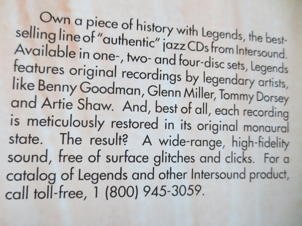 The Best of Legends – Jazz Music (1998) CD