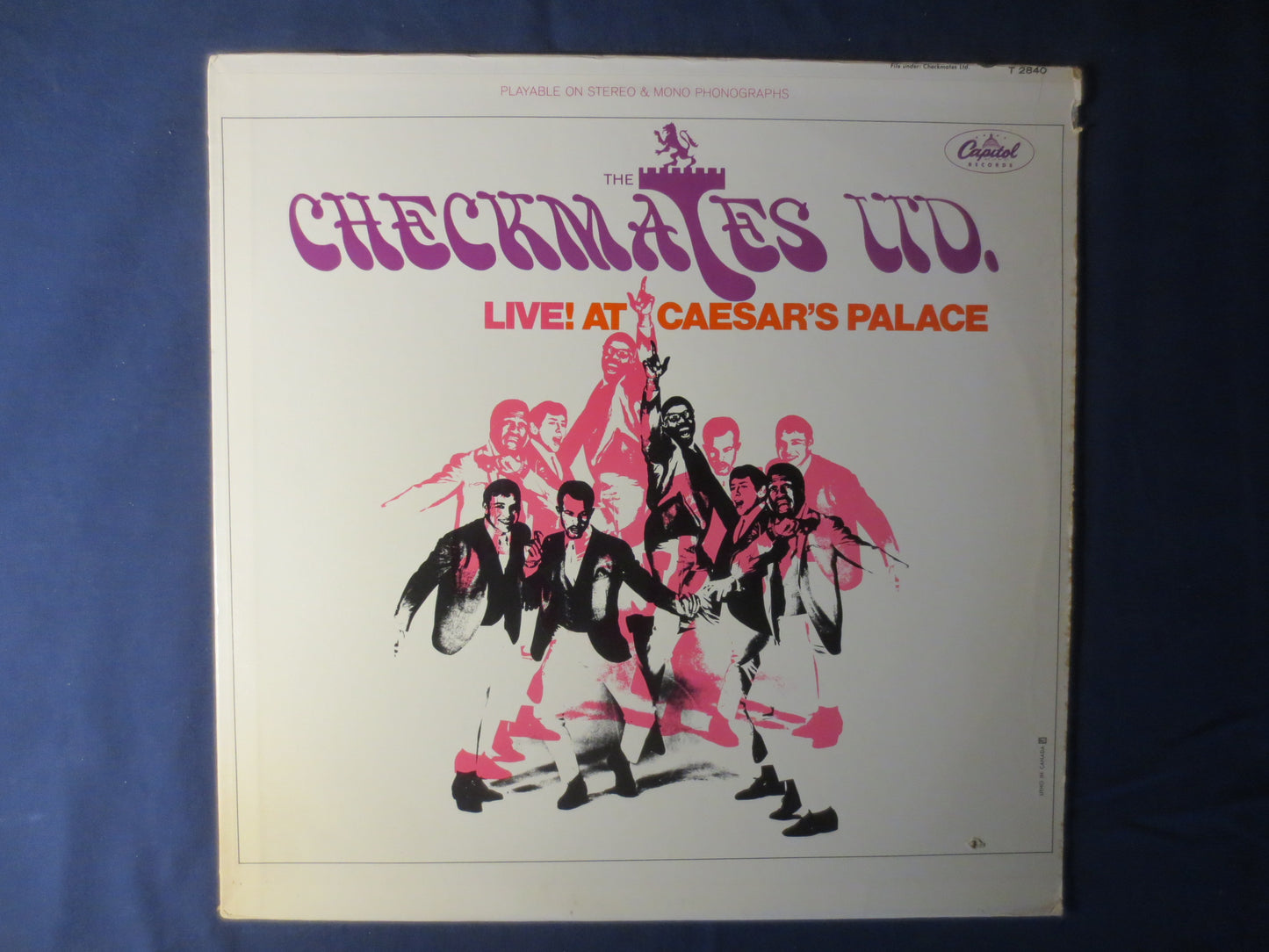 The CHECKMATES Ltd, LIVE at Caesar's Palace, Vintage Vinyl, Record Vinyl, Records, Vinyl Record, Vinyl Album, 1970 Records