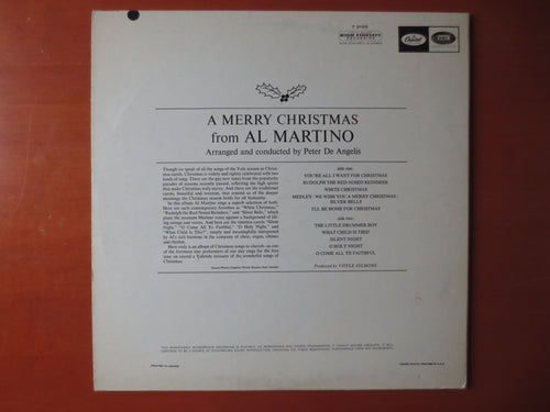 Al Martino – A Merry Christmas (1964) Vinyl LP